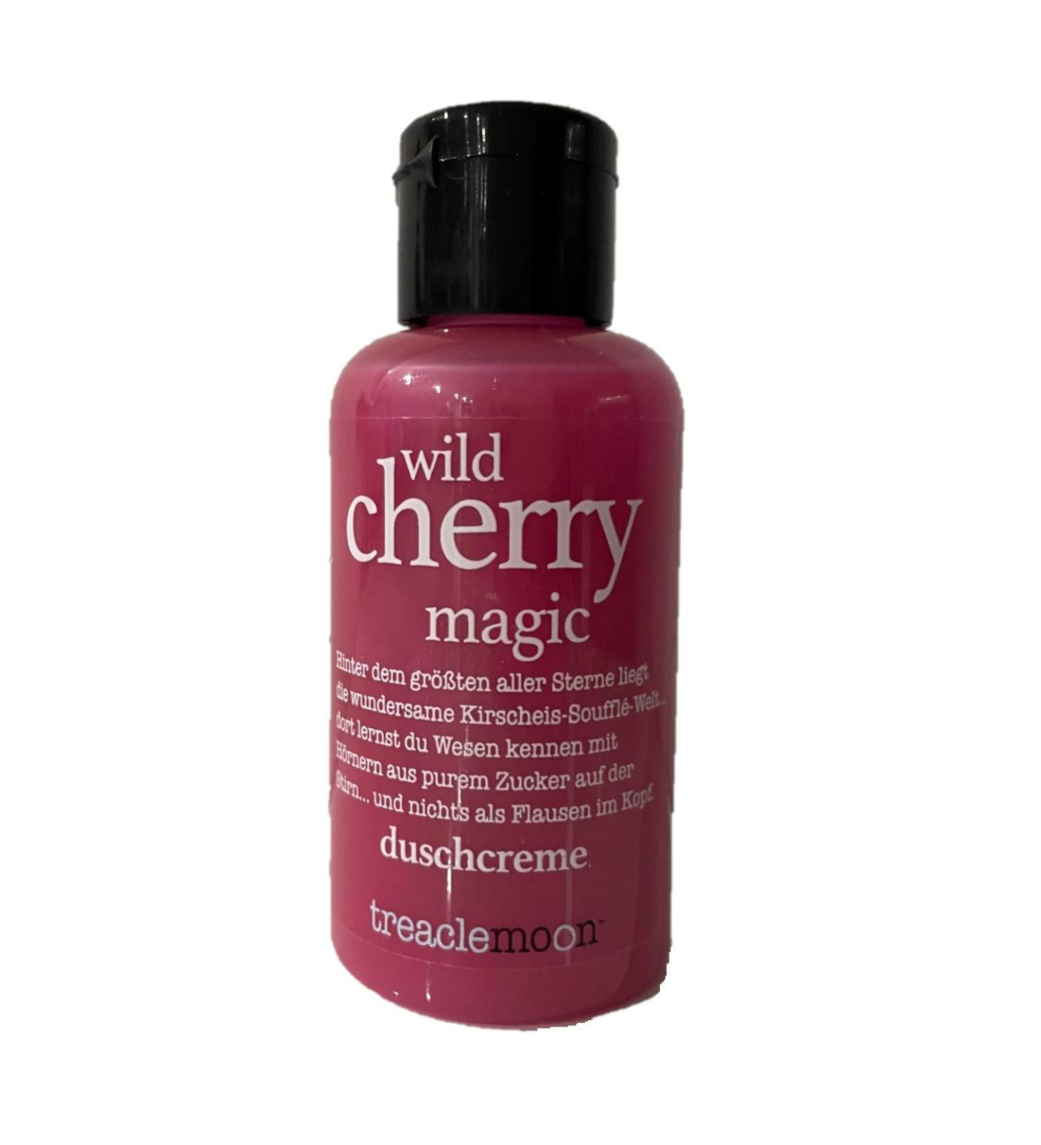 treaclemoon Shower Cream 60 ml Travel Size Shower Gel Coconut Vanilla Ginger Raspberry Blueberry Ice Bon Apple Pie Coffee Grapefruit Melon Lemonade Mango Strawberry (Wild Cher