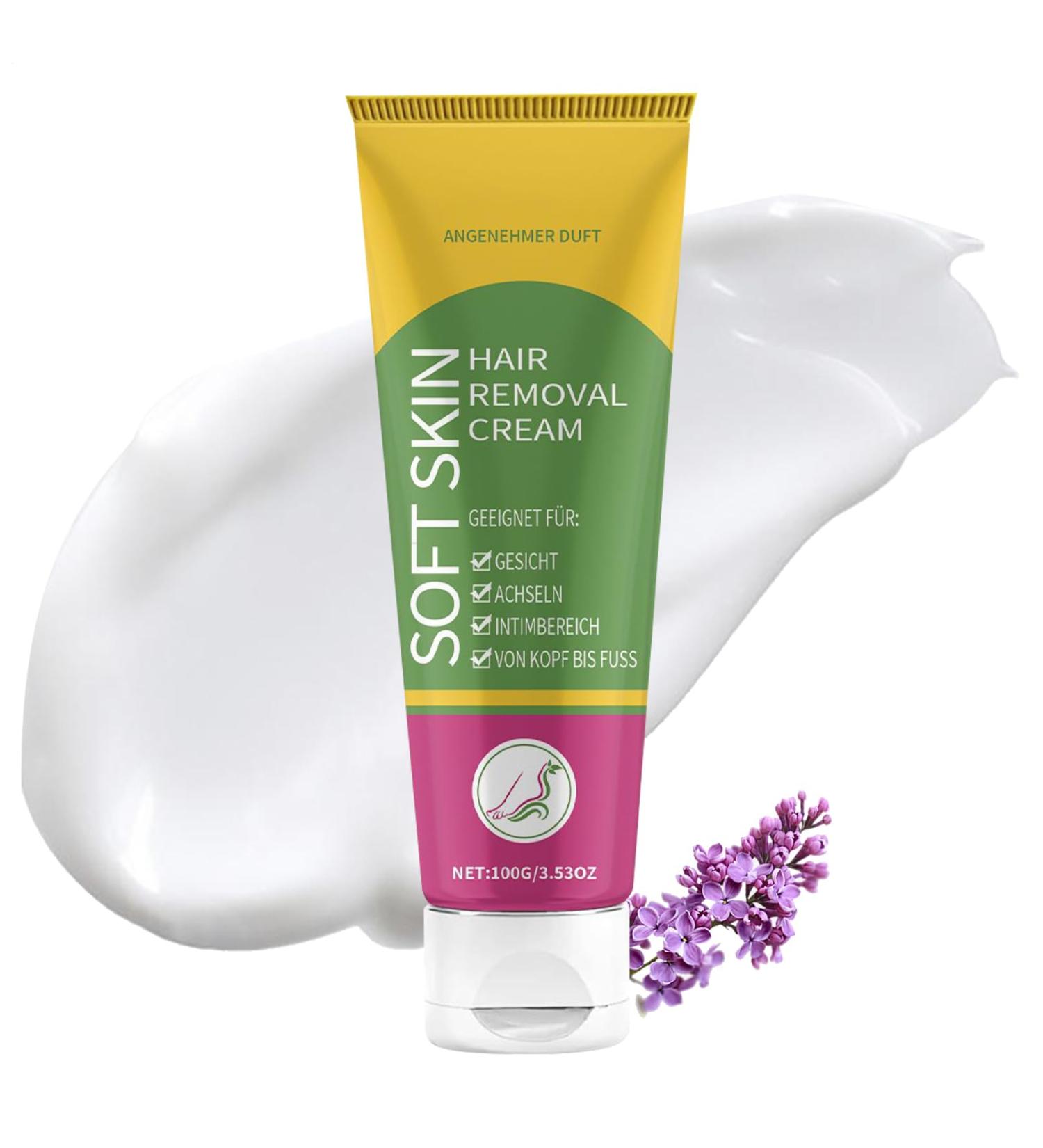 Hair Removal Cream for Women Bleaching Cream 100 g Moisturizing Without Irritation Fast Hair Removal Beauty Care for Women and Men - Buy Online on GoSupps.com