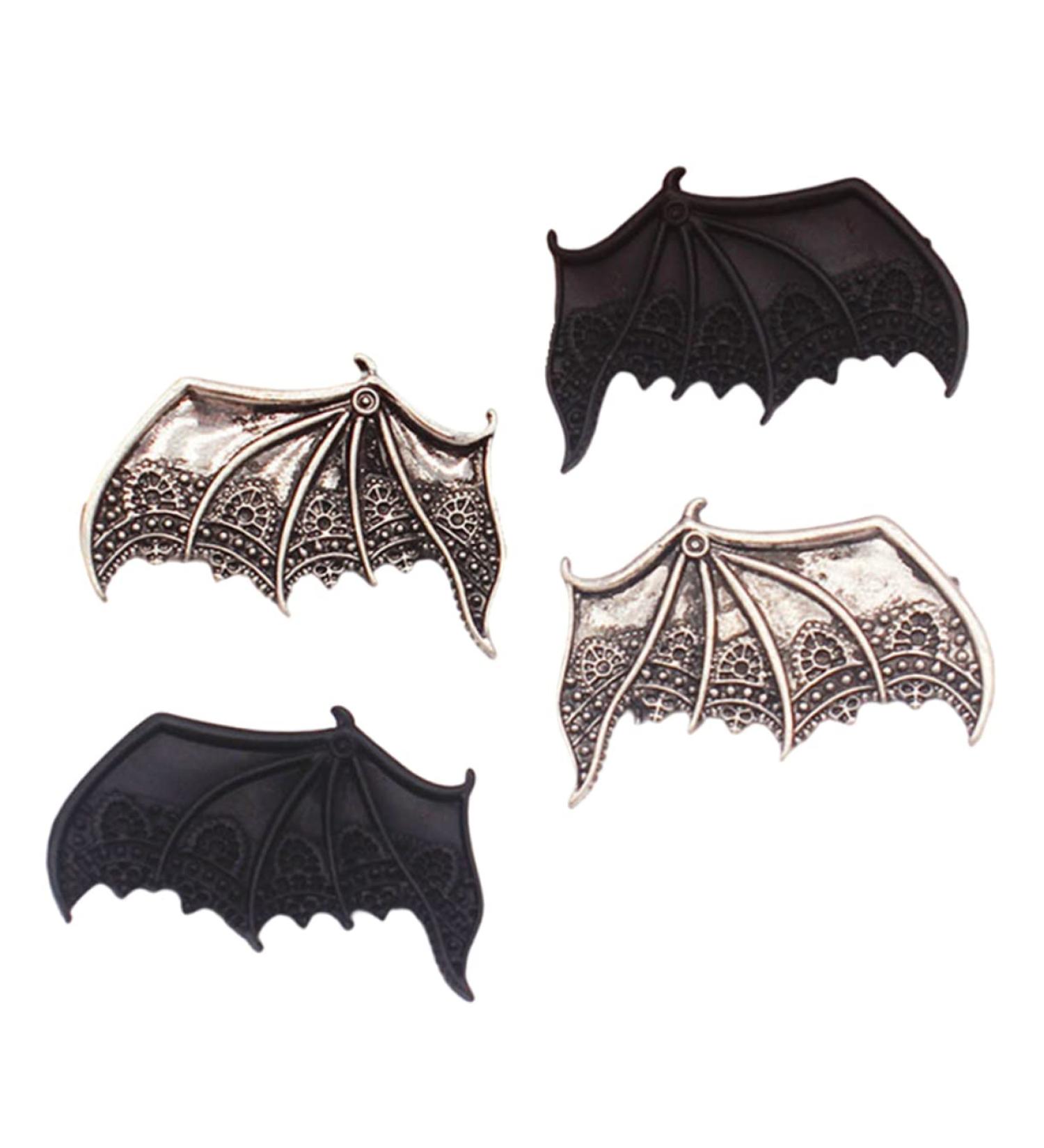 Beatifufu 2 Pairs Bat Hairpin Devil Wing Hair Clip Devil Wing Hair Headpiece Devil Wing Hairpin Devil Horns Hairpin Vintage Metal Decor Halloween Hair Decors Zinc Alloy Accessories Child Ear - Buy Online on GoSupps.com