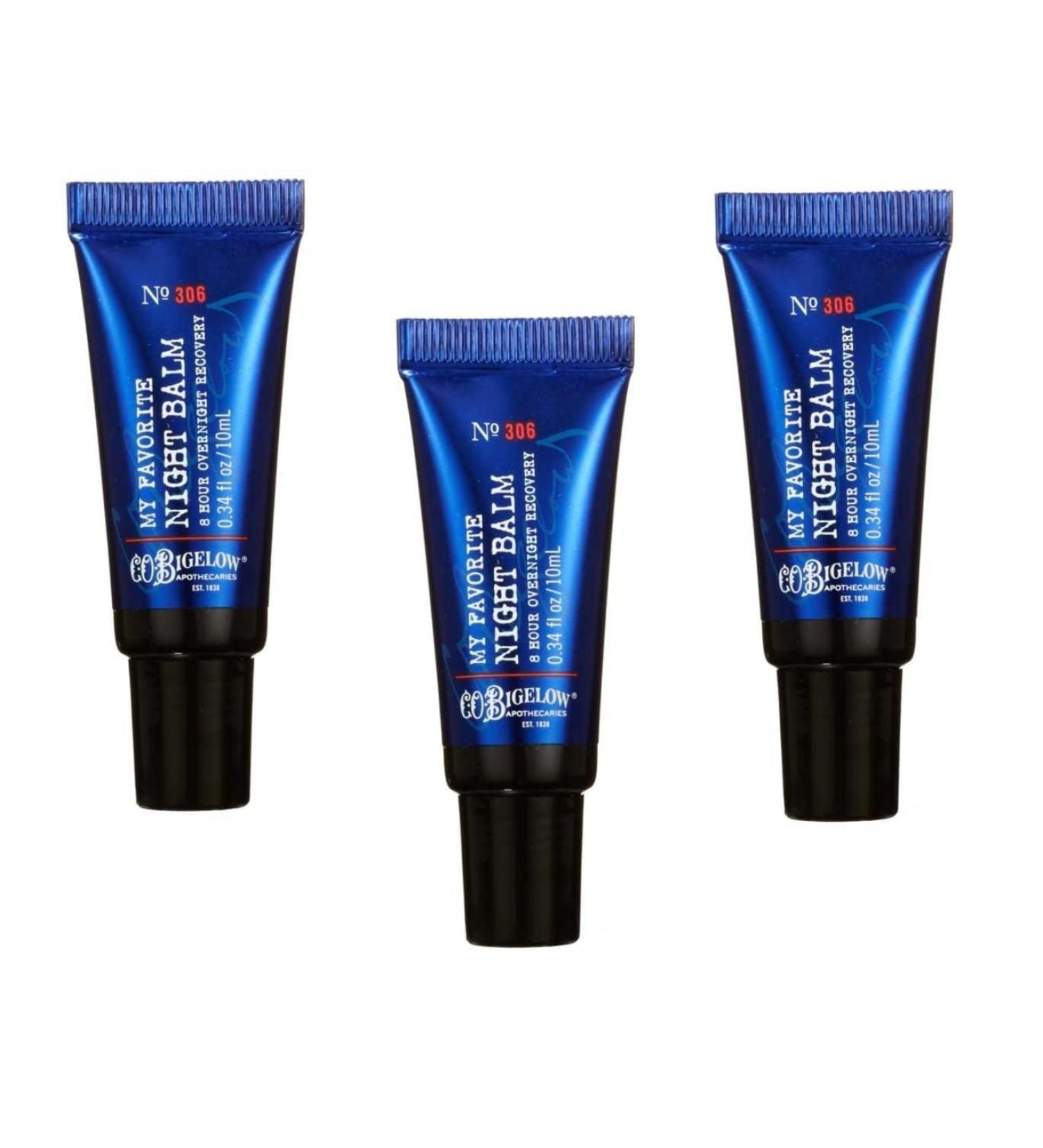Lot of 3 C.O. Bigelow My Favorite Night Balm No 306 .34 oz