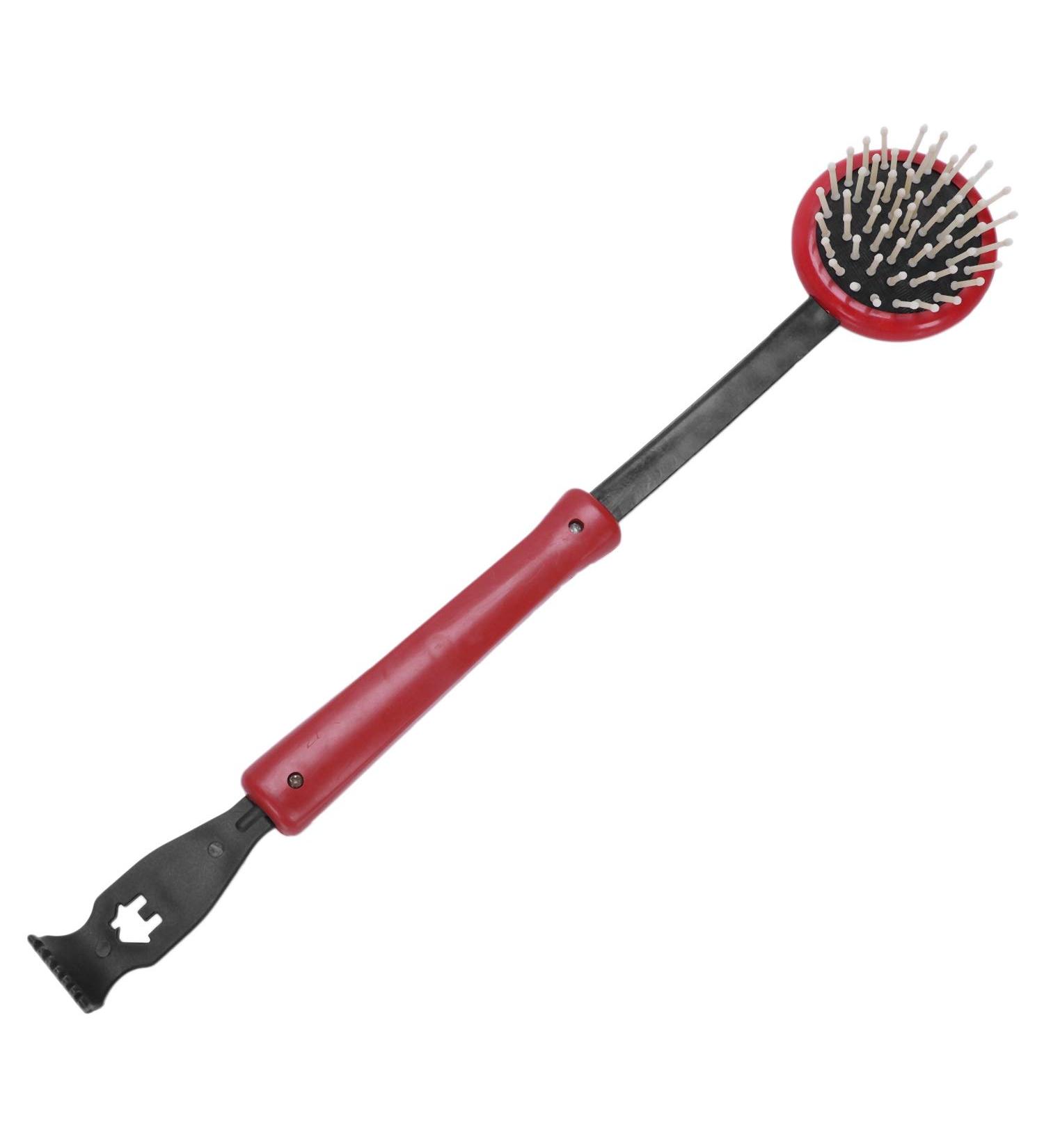 Uinfhyknd 13.4 Long Burgundy Plastic Massage Hammer - Ultimate Relaxation Tool for Pain Relief - International Shipping Available - Buy Online on GoSupps.com