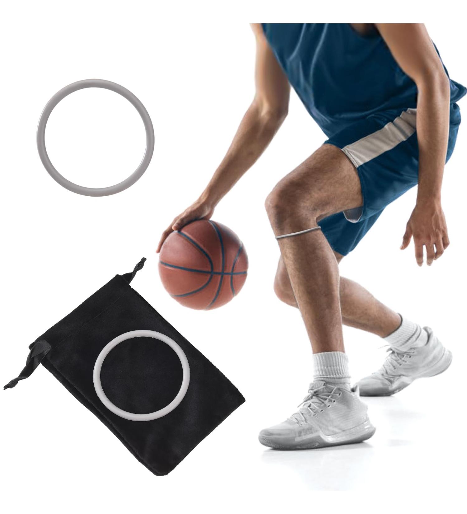 Patellar Tendon Support Strap - Elastic Knee Brace for Sports | Running Basketball Volleyball Football Hiking Tennis (Grey - Buy Online on GoSupps.com