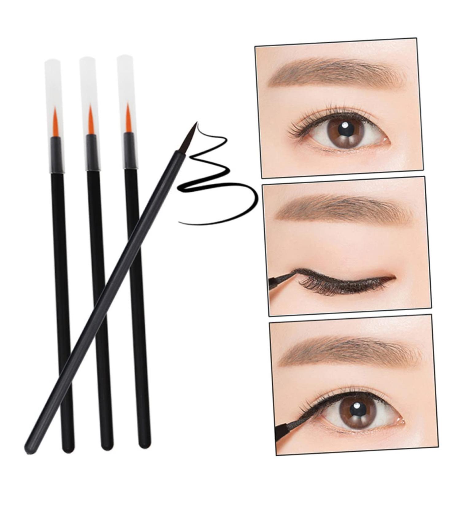 Ipetboom 50pcs Disposable Eyeliner Brush Miss Makeup Tools With Hat - Buy Online on GoSupps.com