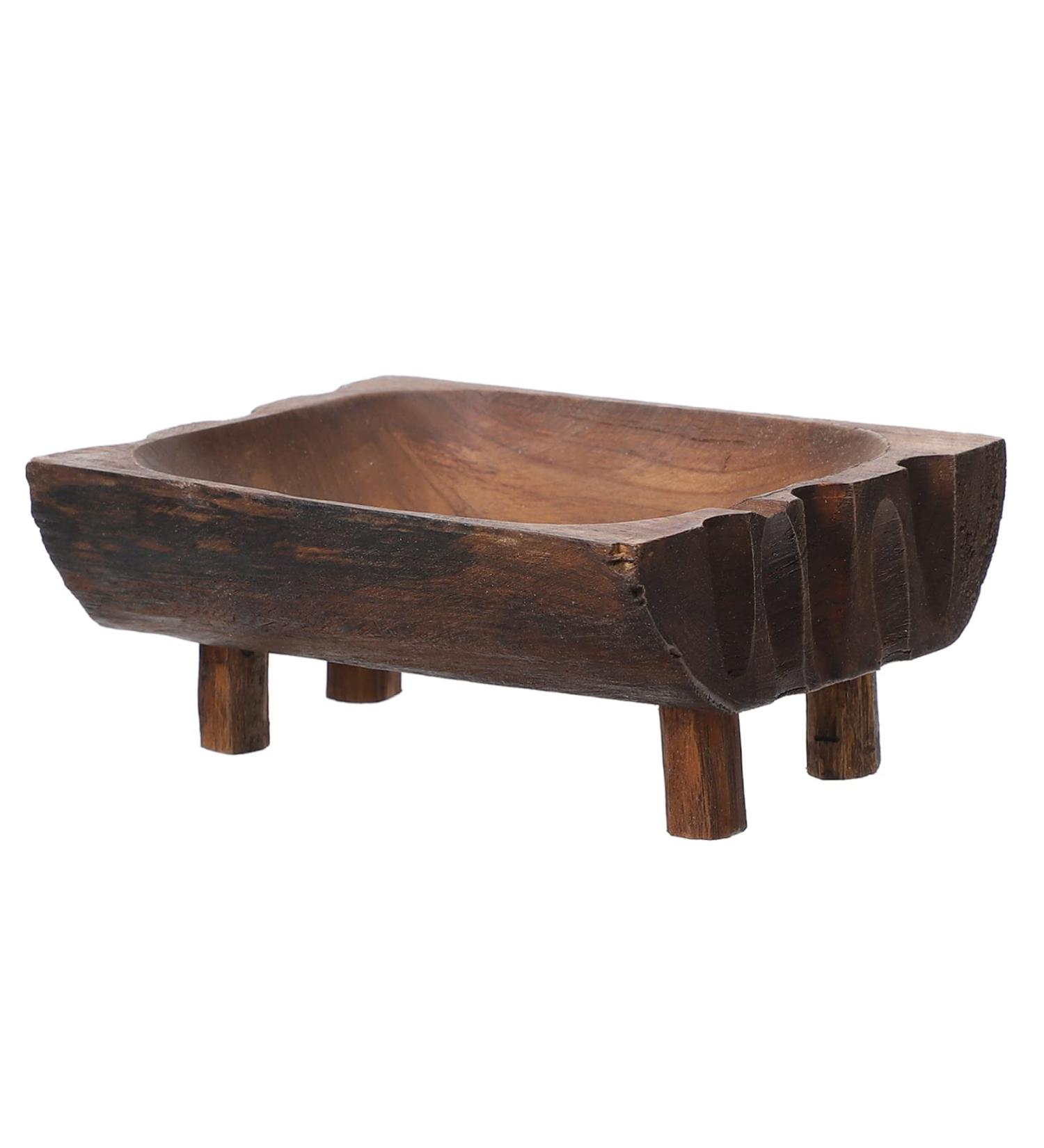 Ciieeo 2 Pcs Solid Wood Soap Holder Wooden Soap Dish Soap Dish with Drain Sponge Holder Kitchen Sink Sponge Dish Wood Soap Rack Soap Case for Shower Bar Soap Holder Teak Container - Buy Online on GoSupps.com