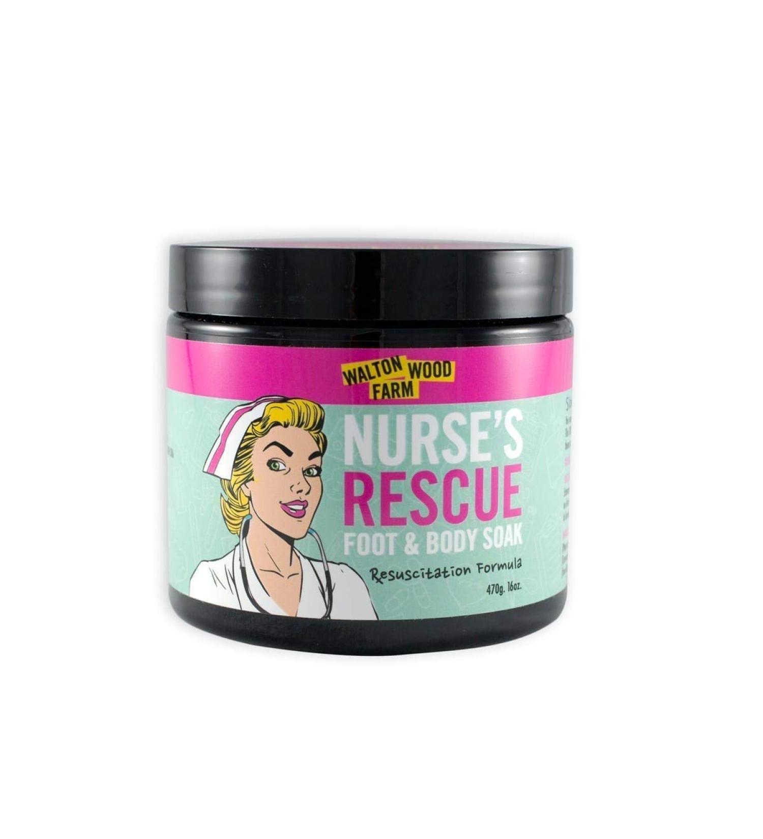 Walton Wood Farm Nurse's Rescue Foot & Body Soak - Soothing Relief for Tired Muscles and Feet - Buy Online on GoSupps.com
