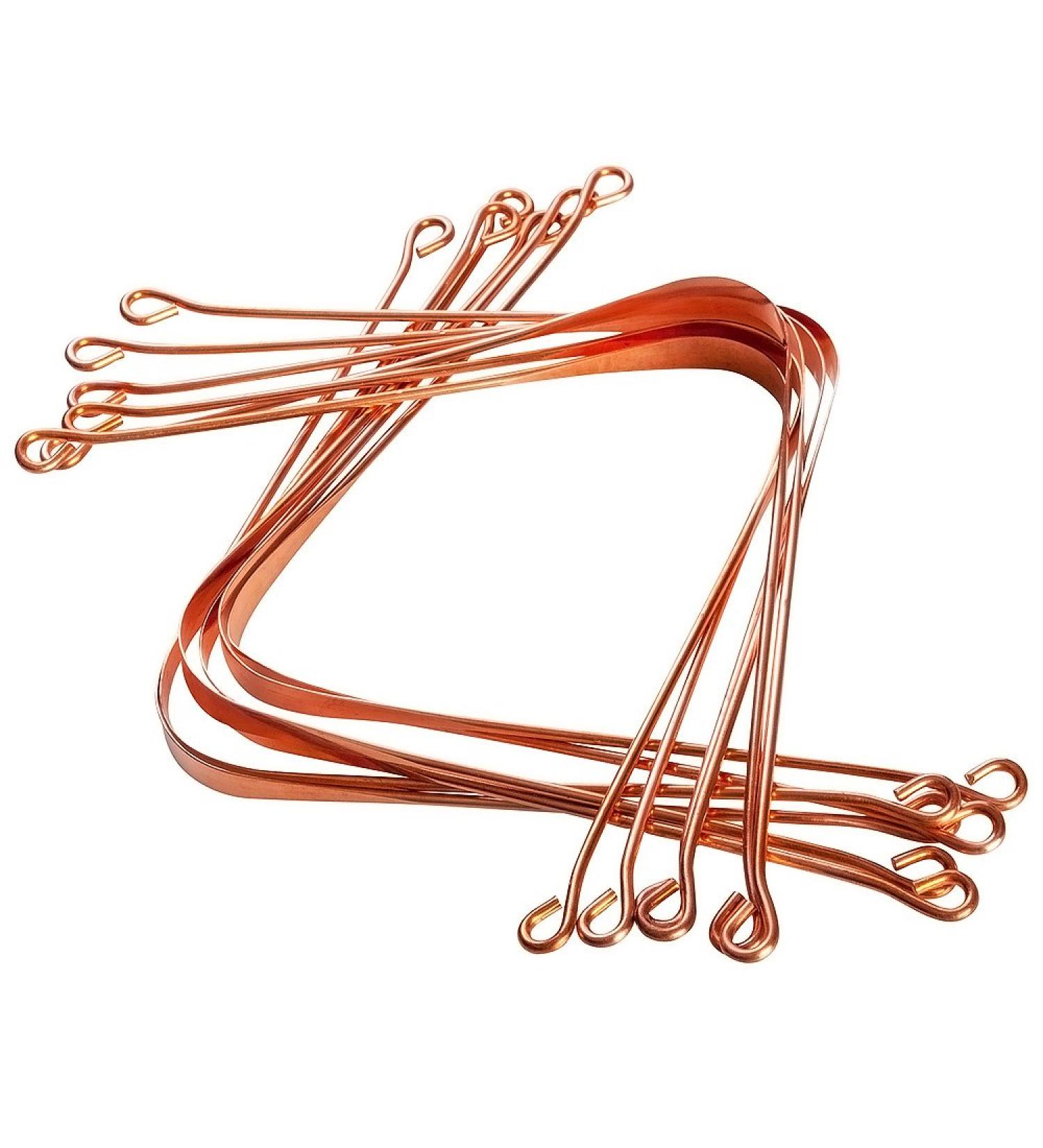 HealthAndYoga(TM) Copper Tongue Cleaners -12 Pieces - Buy Online on GoSupps.com