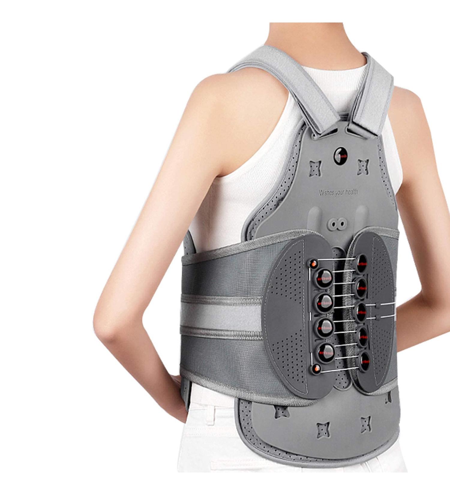 Wedf Thorakolumbale Solid Spinal Support Belt - Adjustable Lumbar Support for Herniated Disc Sciatica Stenosis & Scoliosis - Pain Relief Solution - Buy Online on GoSupps.com