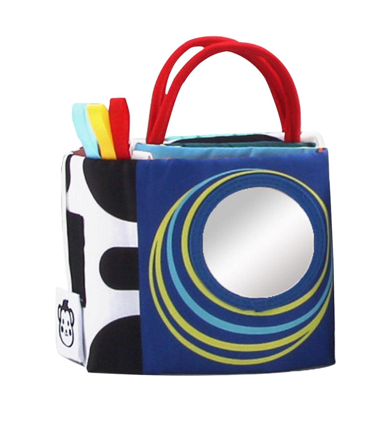 BAOK Baby Book | Soft Fabric Contrasting Sensory Toy for Early Learning | Washable & Foldable Activity Book for Infants - Buy Online on GoSupps.com