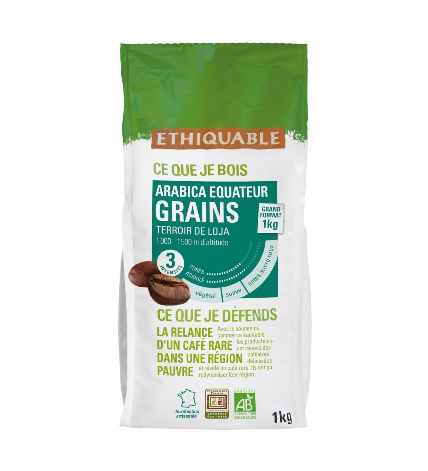  G n rique Ethicable Ecuador Organic Coffee Beans 1 kg 1 kg Sold Per Unit - Buy Online on GoSupps.com