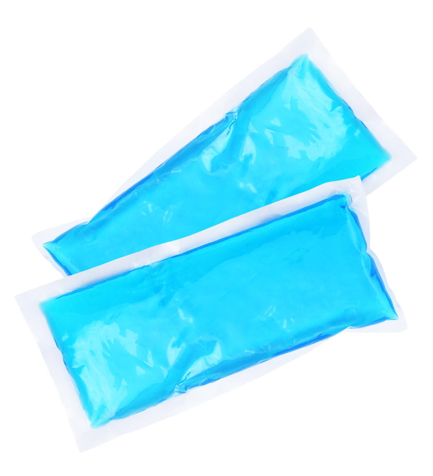 2-Pack Gel Ice Packs for Hot/Cold Therapy | Flexible, Reusable & Microwavable | Pain Relief for Sports Injuries & Swelling | 4x10 Inches - Buy Online on GoSupps.com