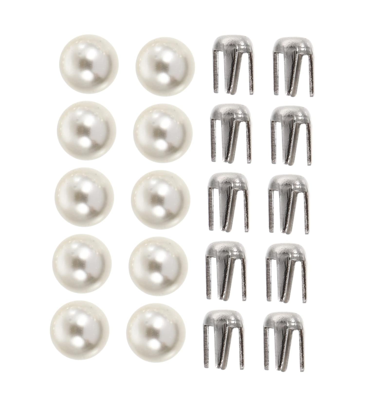 LALAFINA 150 Sets Handmade Fashion Mini Imitation Embellishment Rivet Clasps Round of Accessories Buttons - Buy Online on GoSupps.com