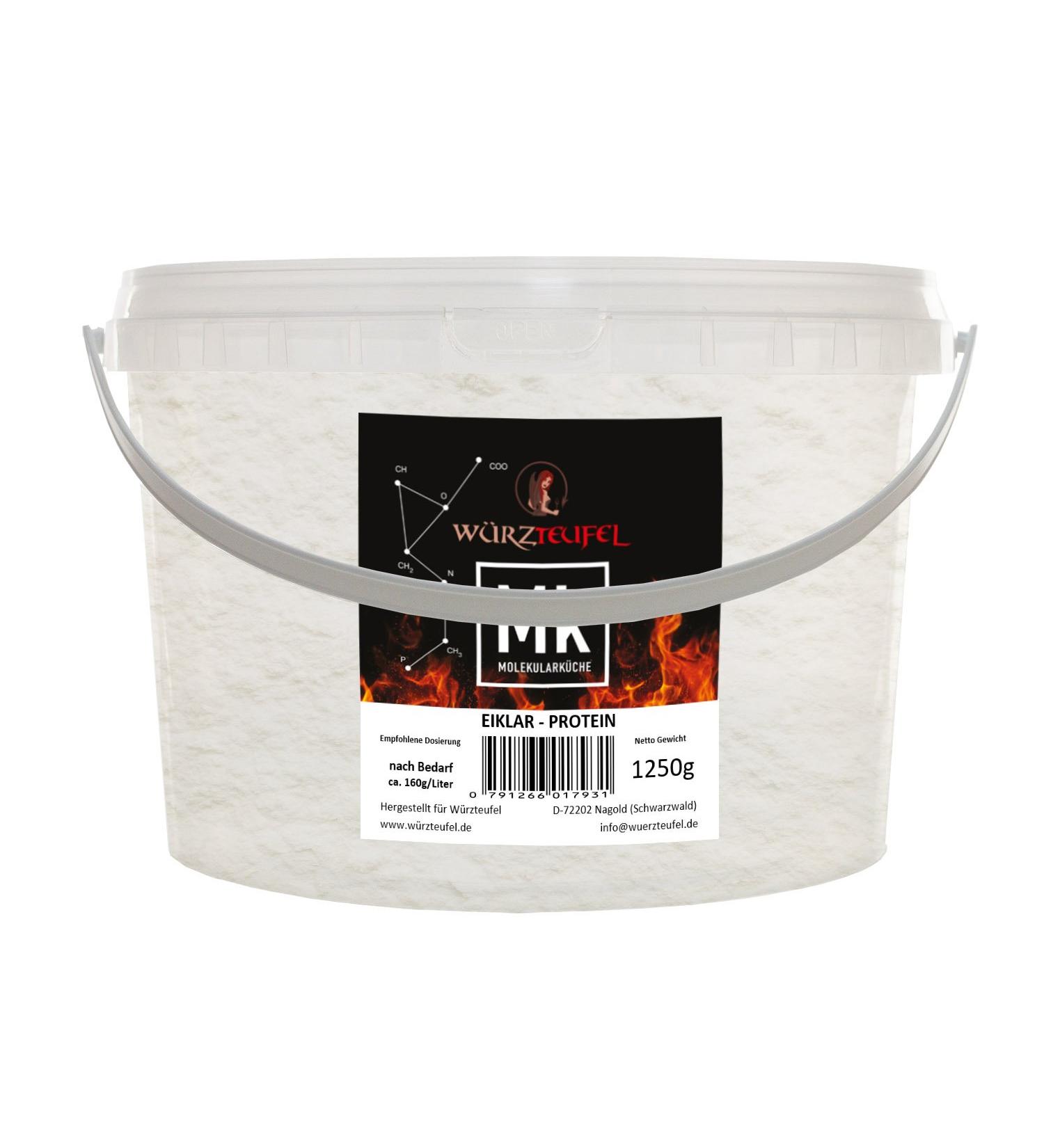 Pure 100% Egg Protein Powder - Natural Chicken Egg Whites | Einprotein 1250g Bucket - Buy Online on GoSupps.com