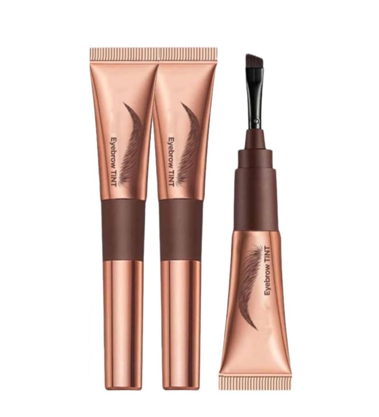 Gel Sourcils Peel Off 2 pcs Brun Rouge Teinture Sourcils Tattoo Longue Dur e Teinture Sourcil Semi-permanent Eyebrow Gel Tint Peel Off for Defined Eyebrows Waterproof et Sans Bavures - 7g (#03) - Buy Online on GoSupps.com