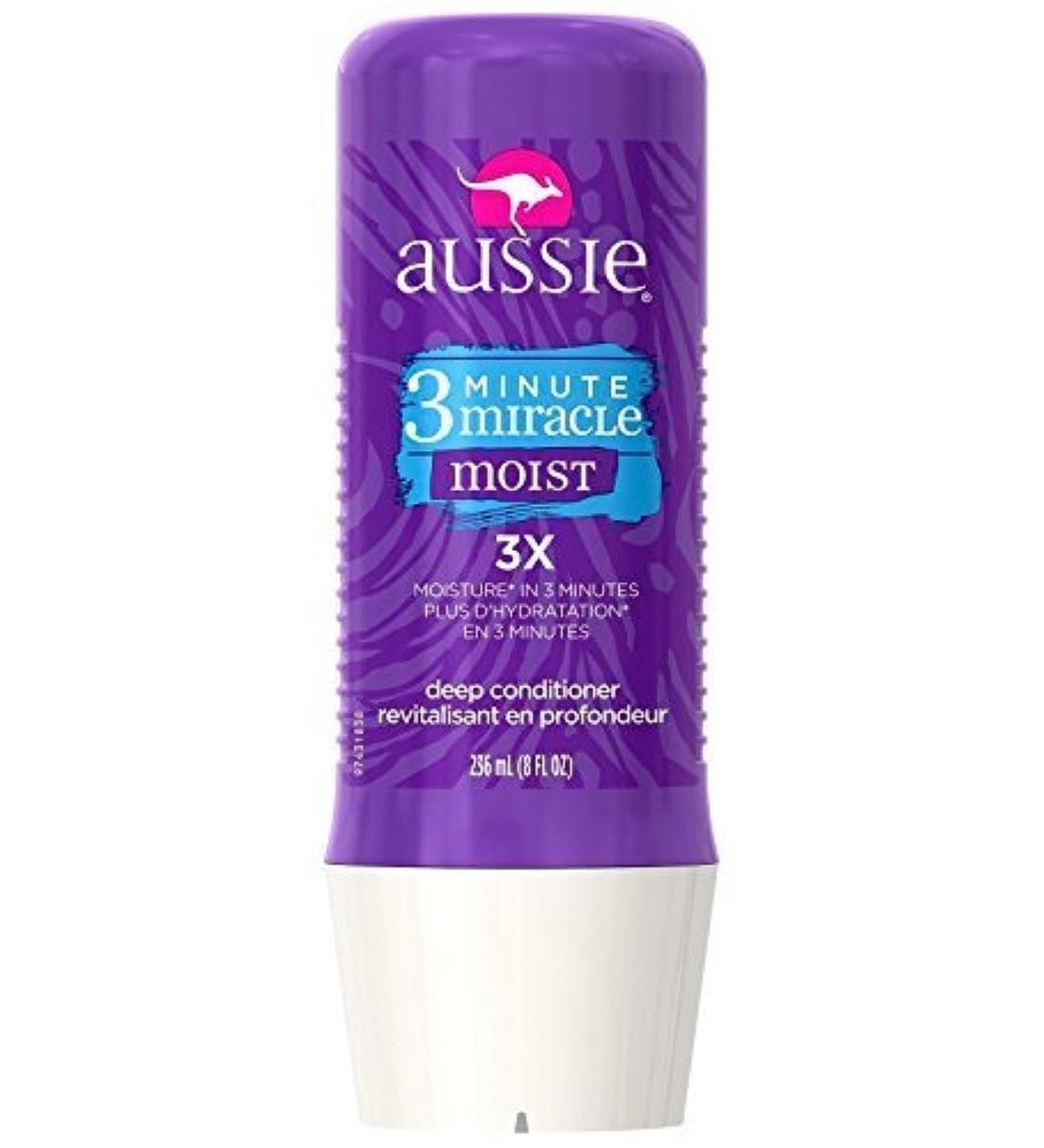Aussie Moist 3 Minute Miracle Deep Conditioner 8oz | Intensive Hydration for Soft Healthy Hair - Buy Online Internationally - Buy Online on GoSupps.com