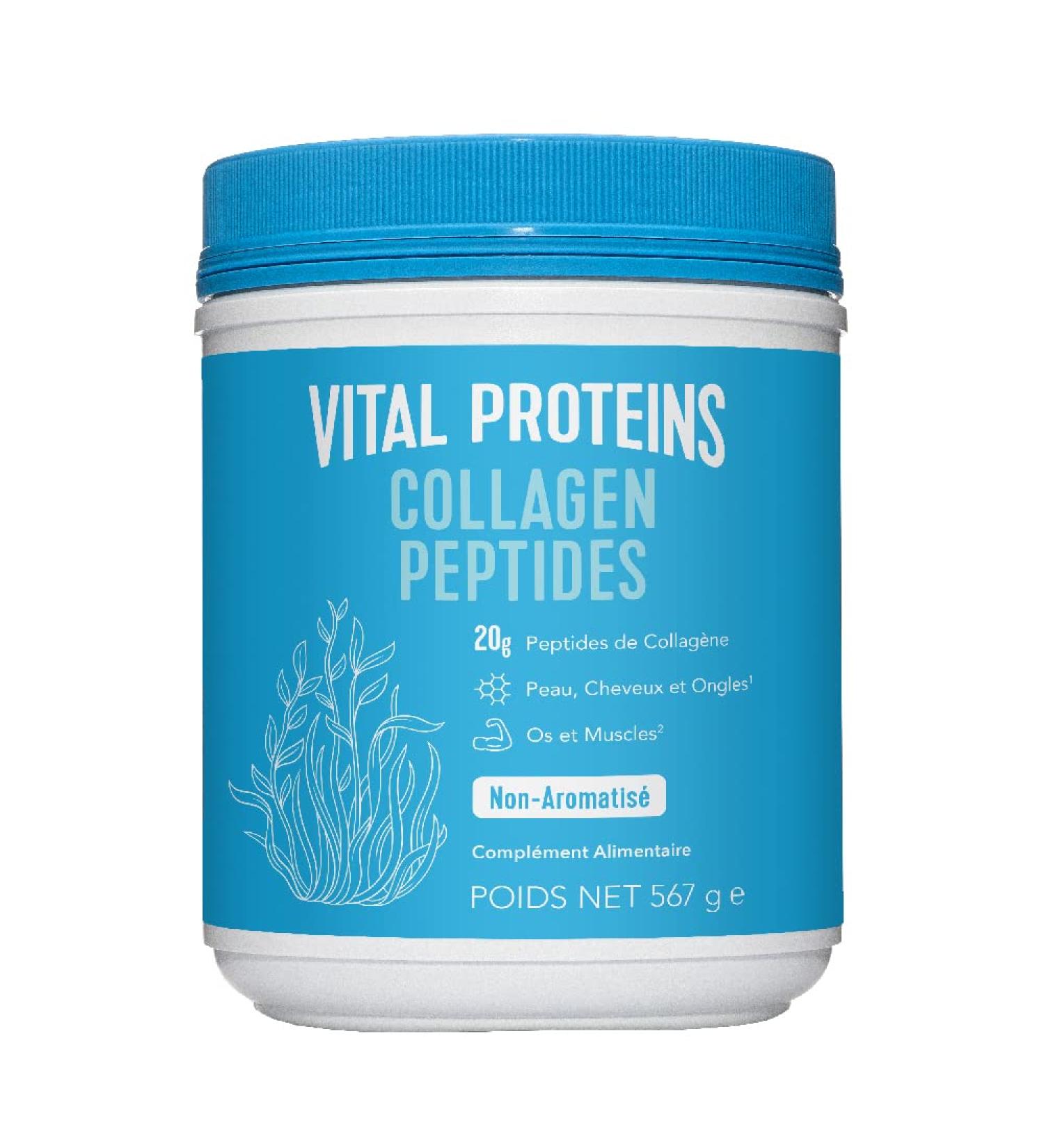 Vital Proteins Drinking Collagen Food Supplement Hydrolyzed Collagen Peptides Unflavored 20 oz - Buy Online on GoSupps.com