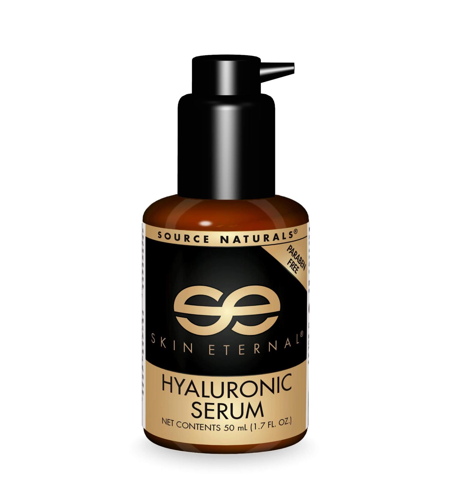 Source Naturals Skin Eternal Hyaluronic Serum 1.7 fl oz - Hydrate & Rejuvenate Skin - Buy Online on GoSupps.com