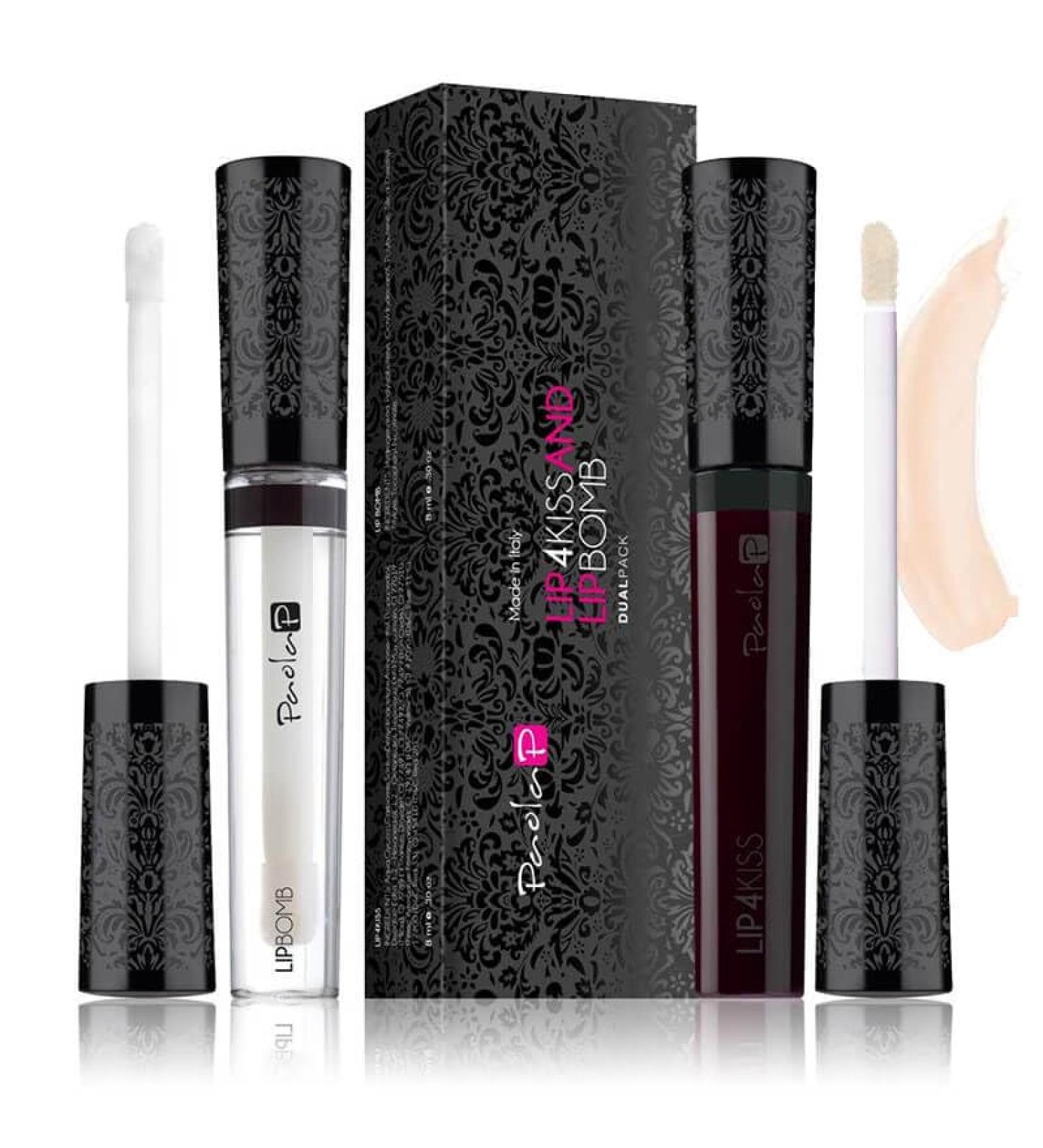 PaolaP Lip4Kiss Lipstick Duo Peach Pink N.4 + Lip Bo