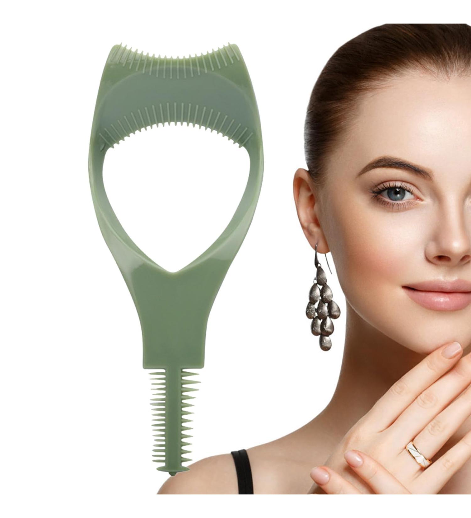 Mascara Applicator Tool - Eyelash Separator Tool Lash Applicator Makeup Tools For Home Salon Travel School Lash Shield For Daily Dates Parties Green - Buy Online on GoSupps.com