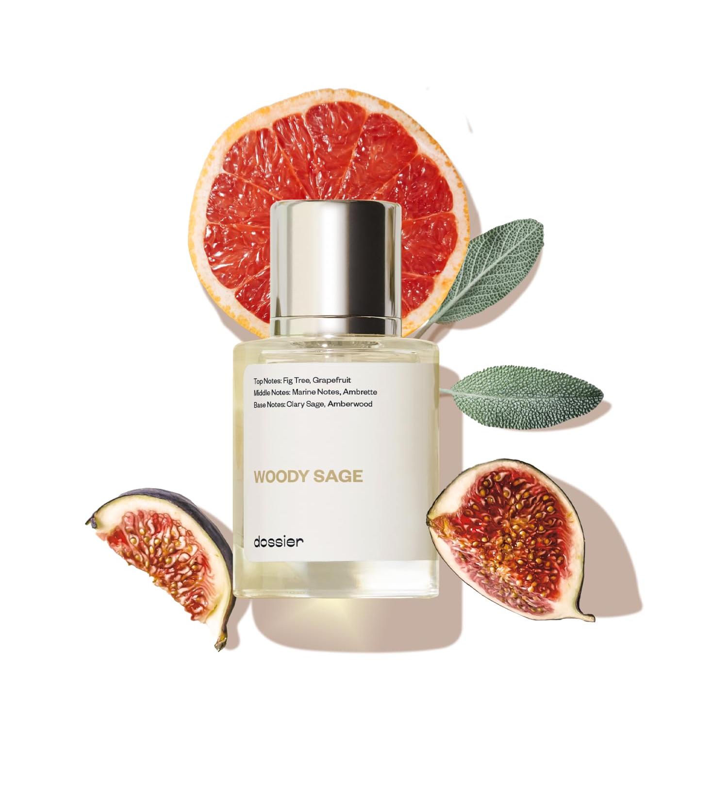 Dossier - Woody Sage - Eau de Parfum - Inspired by J.Malone's Wood Sage & Sea Salt - Perfume Luxury - Pure Infused - Paraben-Free - Vegan - For Women Men Unisex - Fragrance 3.4 Fl oz (Spray 100ml) 3.4 Fl Oz (Pack of 1) - Buy Online on GoSupps.com
