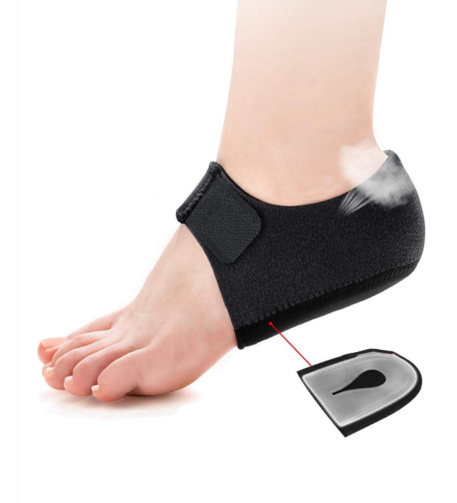 Heel Sleeves Cushions | Heel Protectors for Plantar Fasciitis & Achilles Tendonitis | Heel Cups & Pads for Heel Pain Relief - Buy Online on GoSupps.com
