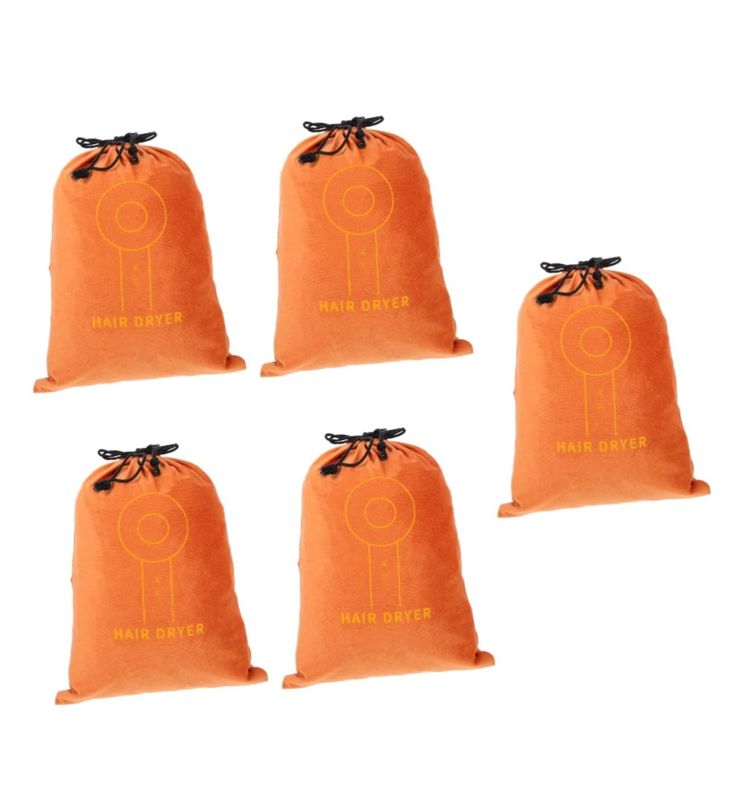 MAGICLULU 5pcs Hair Dryer Storage Bag Drawstring Bag Cosmetic Bag Portable Hair Dryer Tote Travel Bag for Women Outdoor Tools Travel Hair Dryer Anti-Scratch Bag Bags Travel Accessories Suede - Buy Online on GoSupps.com