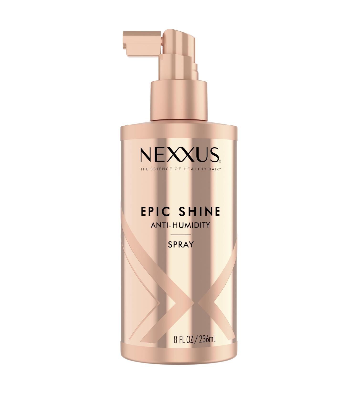 Nexxus Epic Shine Anti-Humidity Spray Heat Protection for Long Lasting Weightless Shine with StyleProtect Technology 8 oz - Buy Online on GoSupps.com