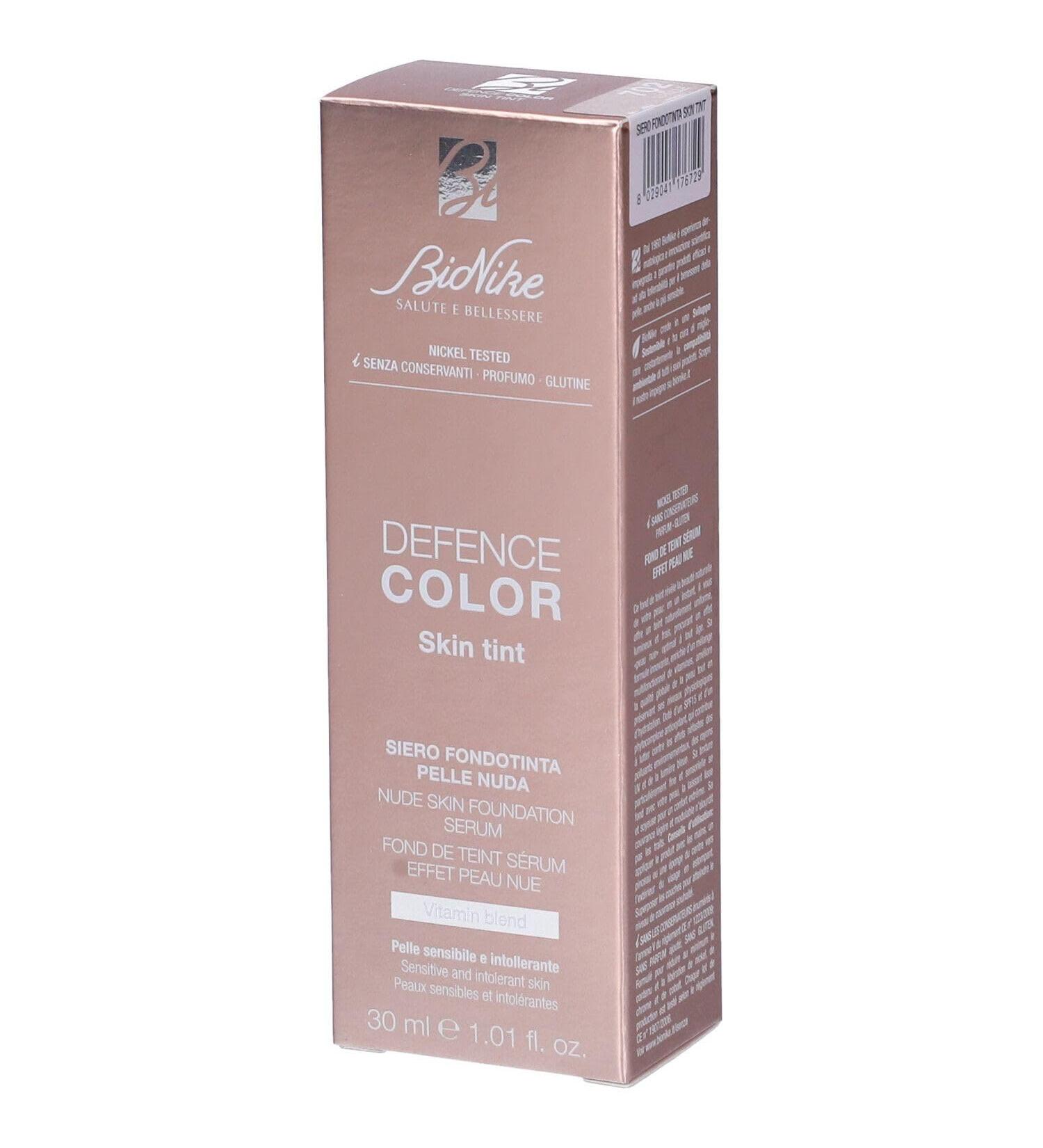 BioNike Defence Color Skin Tint Naked Skin Foundation Serum N 702 Vanilla 30 ml