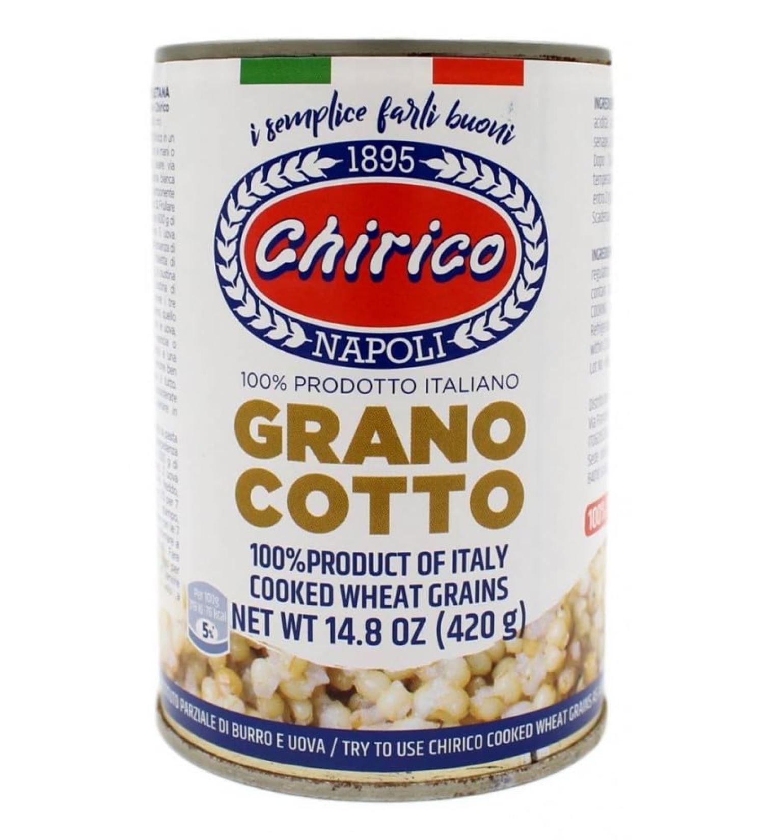 Buy Cooked Wheat for Pastiera - CHIRICO 400g | Authentic Italian Ingredients for Delicious Desserts | Fast International Shipping - Buy Online on GoSupps.com