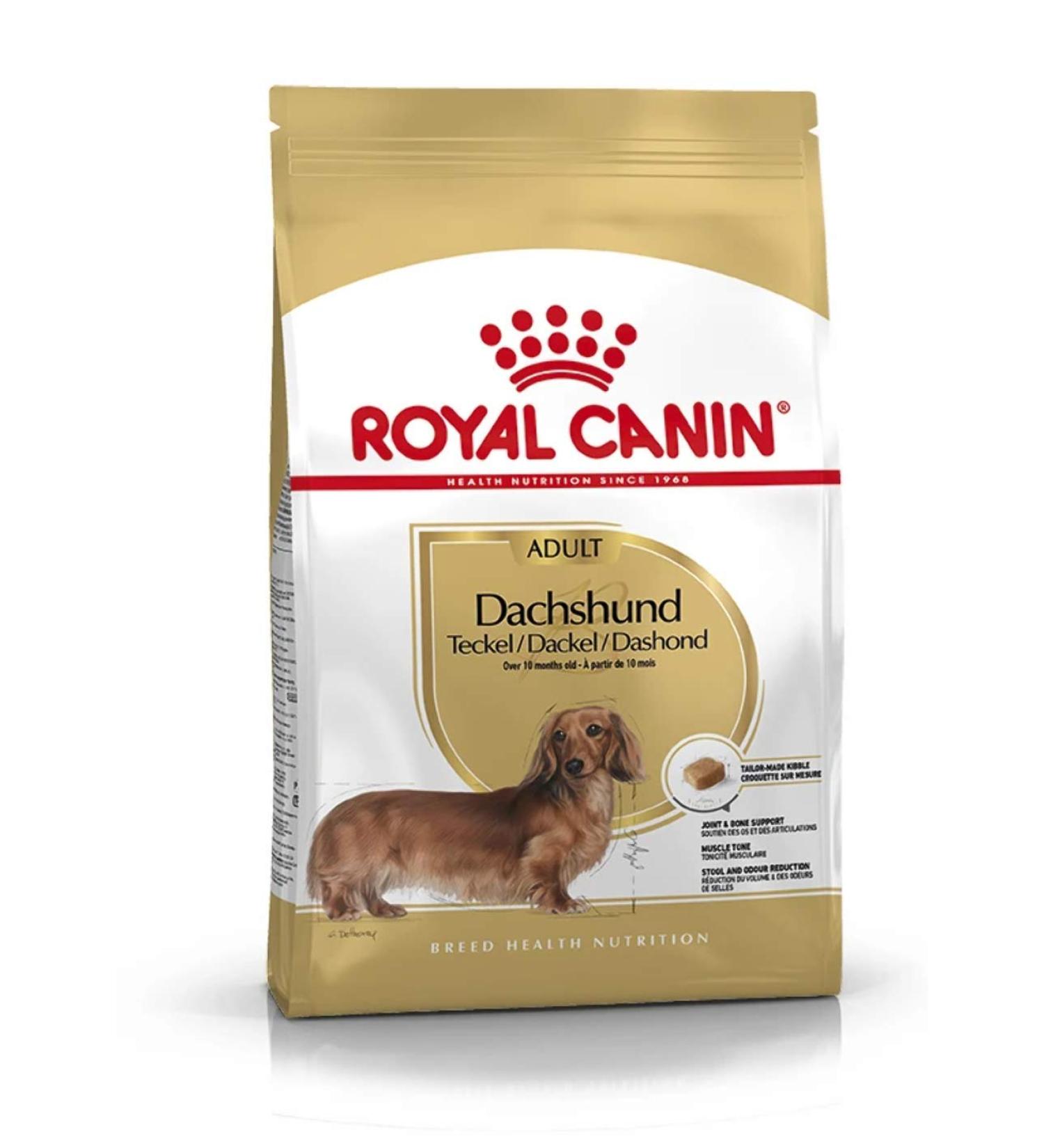 Royal Canin Dachshund Adult | 1.5 kg | Complete food for dogs | Specially designed for adult and senior dachshunds | May help protect bones and joints - Buy Online on GoSupps.com