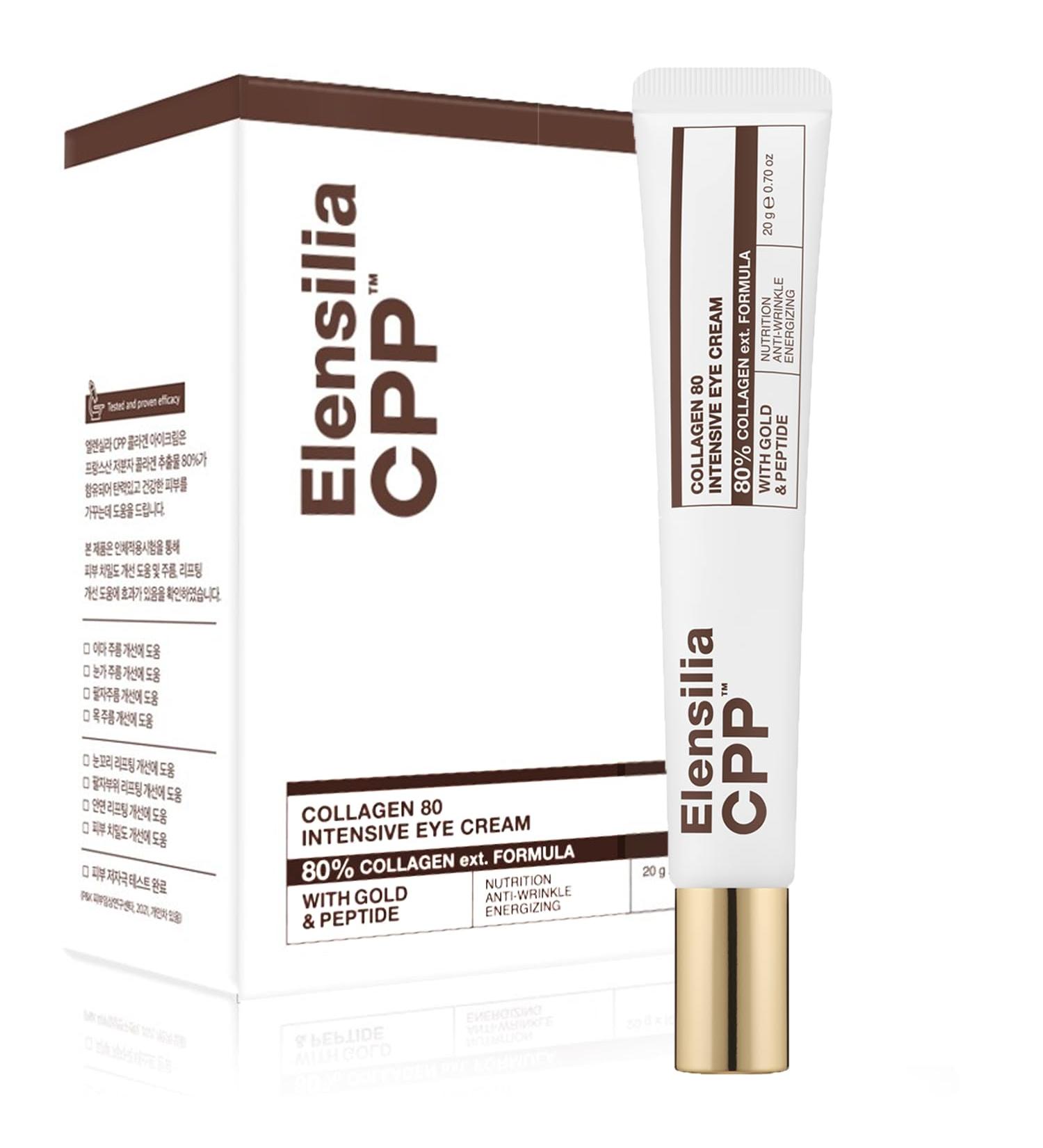 80% Collagen Eye Cream with Gold Peptides | Snail Filtrate Matrixyl 3000 & Haloxyl for Wrinkles & Dark Circles | Best Korean Skin Care Moisturizer 0.7 fl. oz - Buy Online on GoSupps.com