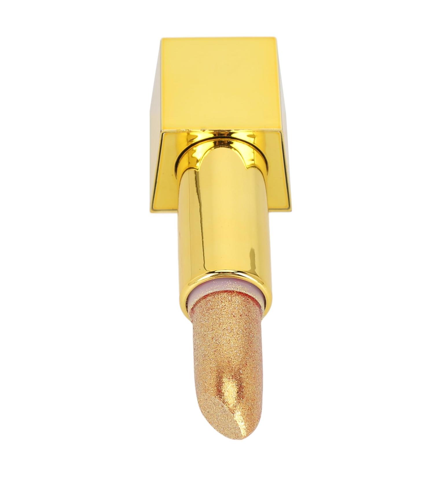 Gold Metallic Lipstick - Highly Pigmented Gold Lipstick 3.5g for Parties | International Shipping Available - Buy Online on GoSupps.com