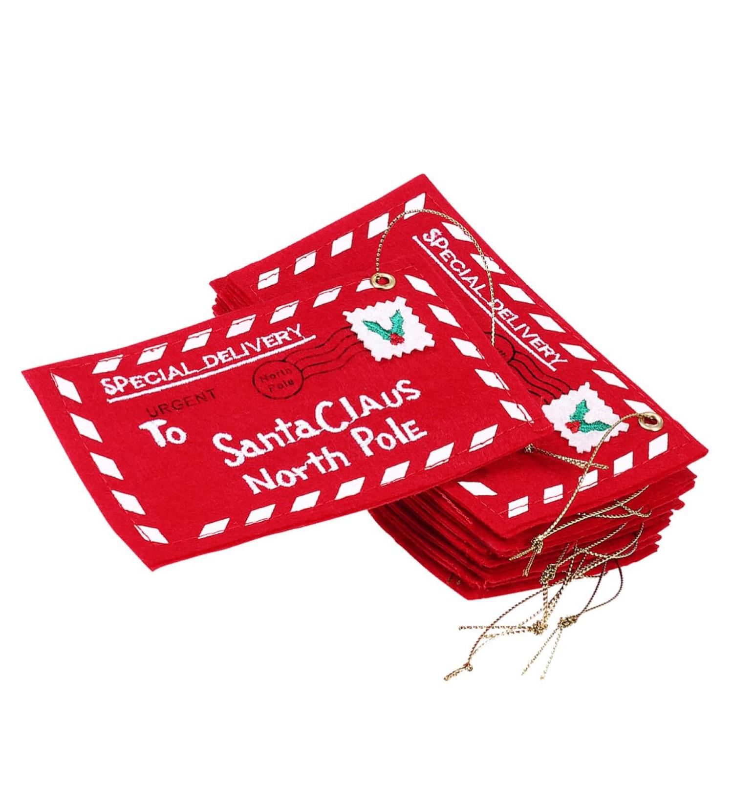 12pcs Card Envelope Christmas Tree Decoration Christmas Envelopes Pendant Accessories Party Bag - Buy Online on GoSupps.com