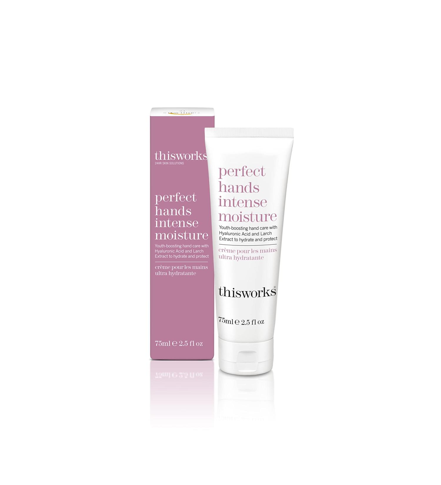 Buy This Works Perfect Hands Intense Moisture Cream 75ml - Hydrating Hand Lotion with Larch Extract & Coconut - International Shipping Available - Buy Online on GoSupps.com