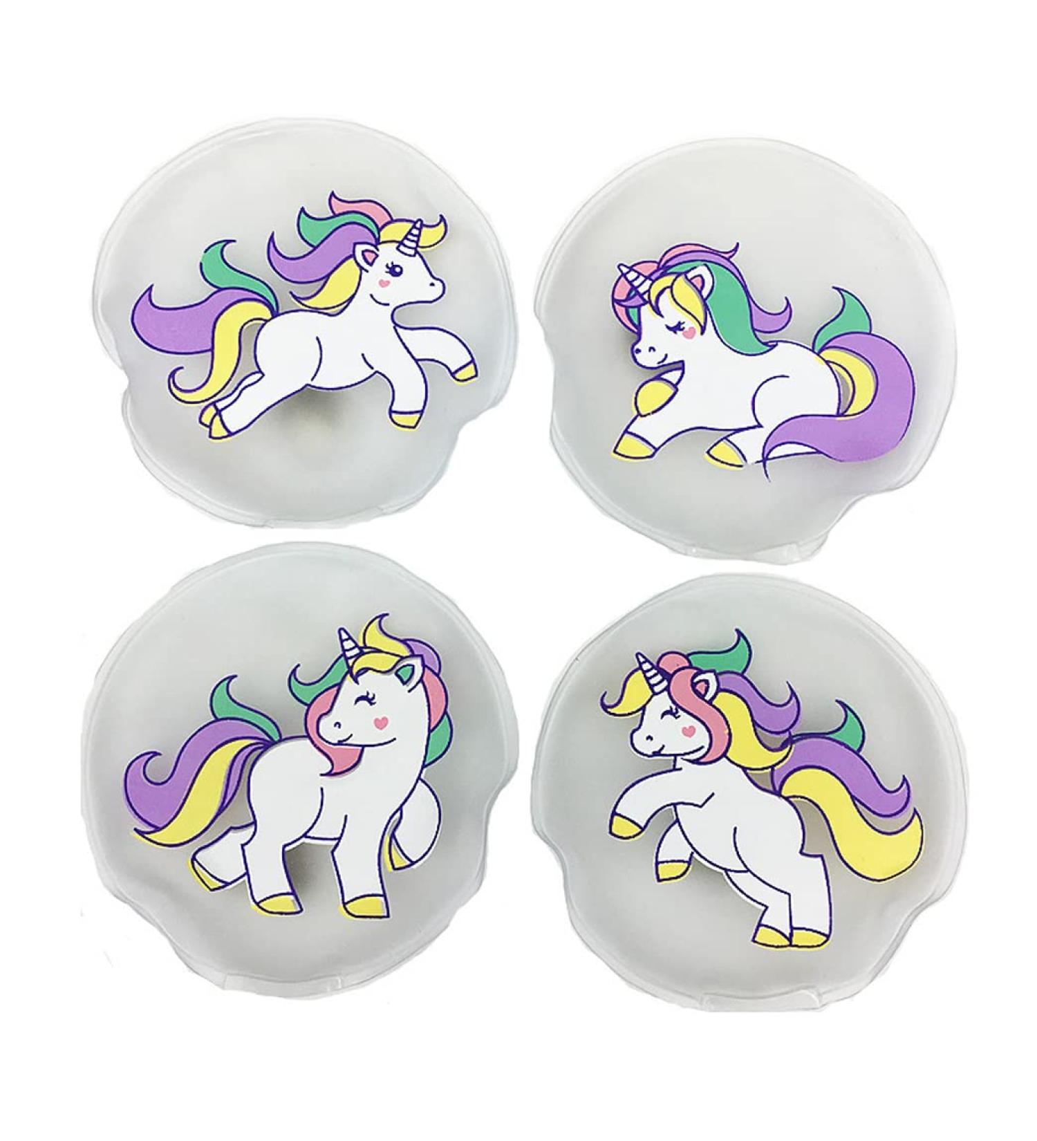 Unicorn hand warmer set of 4 - Secret Santa gift hand warmer pocket heating pad