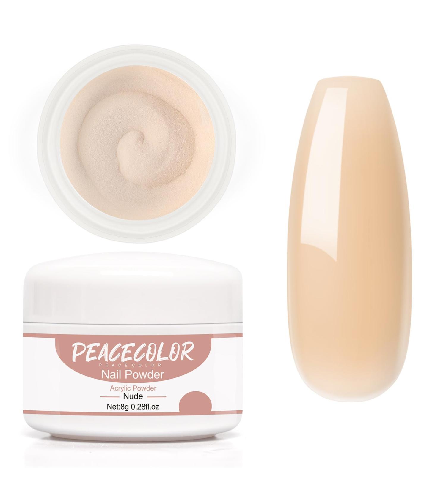 PEACECOLOR 8G Nude Acrylic Powder Professional Acrylic Nail Powder Polymer for Acrylic Nail Extension Carving Nails No Nail Lamp Needed for Home and Salon Use color 157 - Buy Online on GoSupps.com