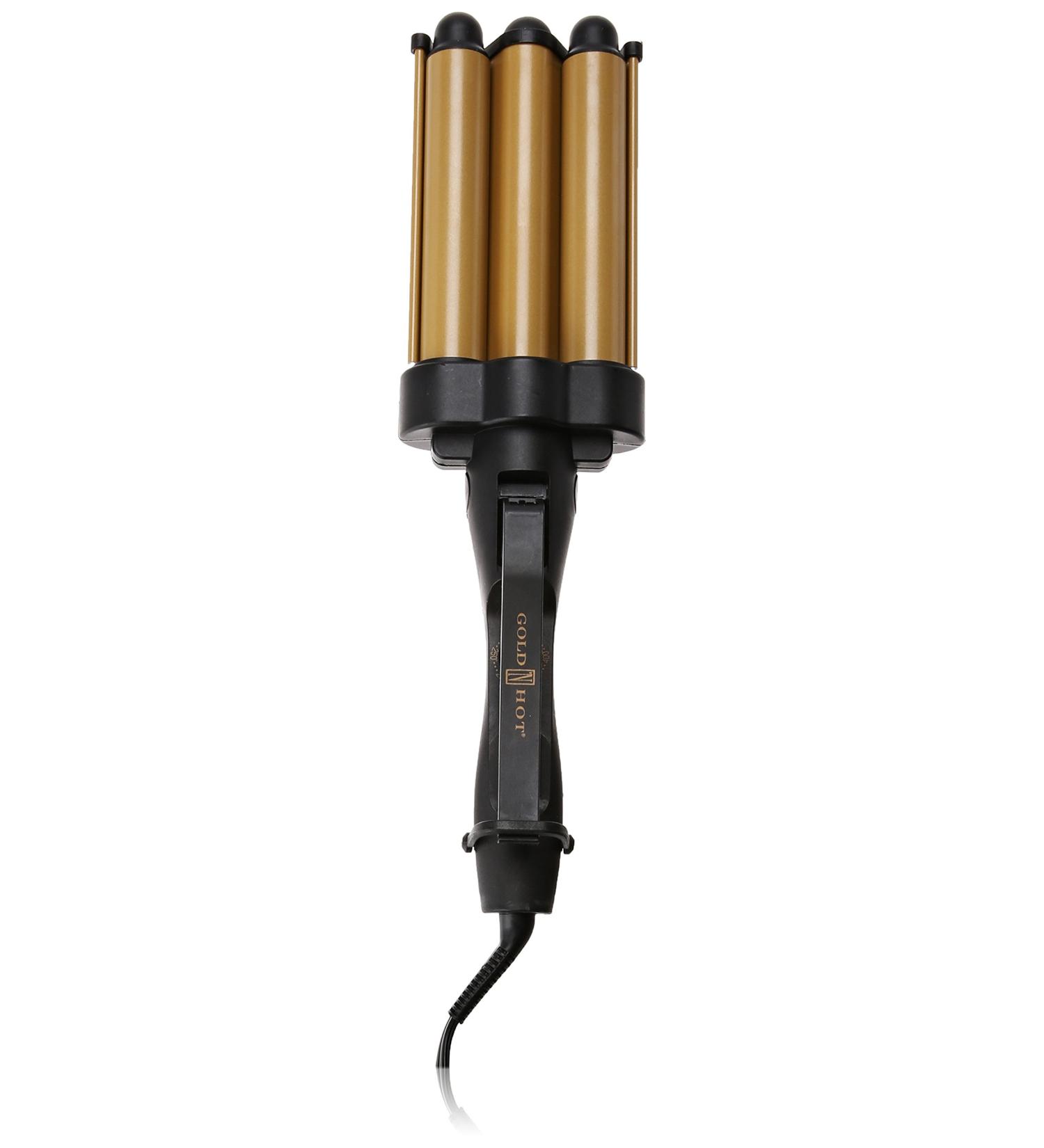 Gold N' Hot GH3011 Jumbo Ceramic Triple Barrel Waver