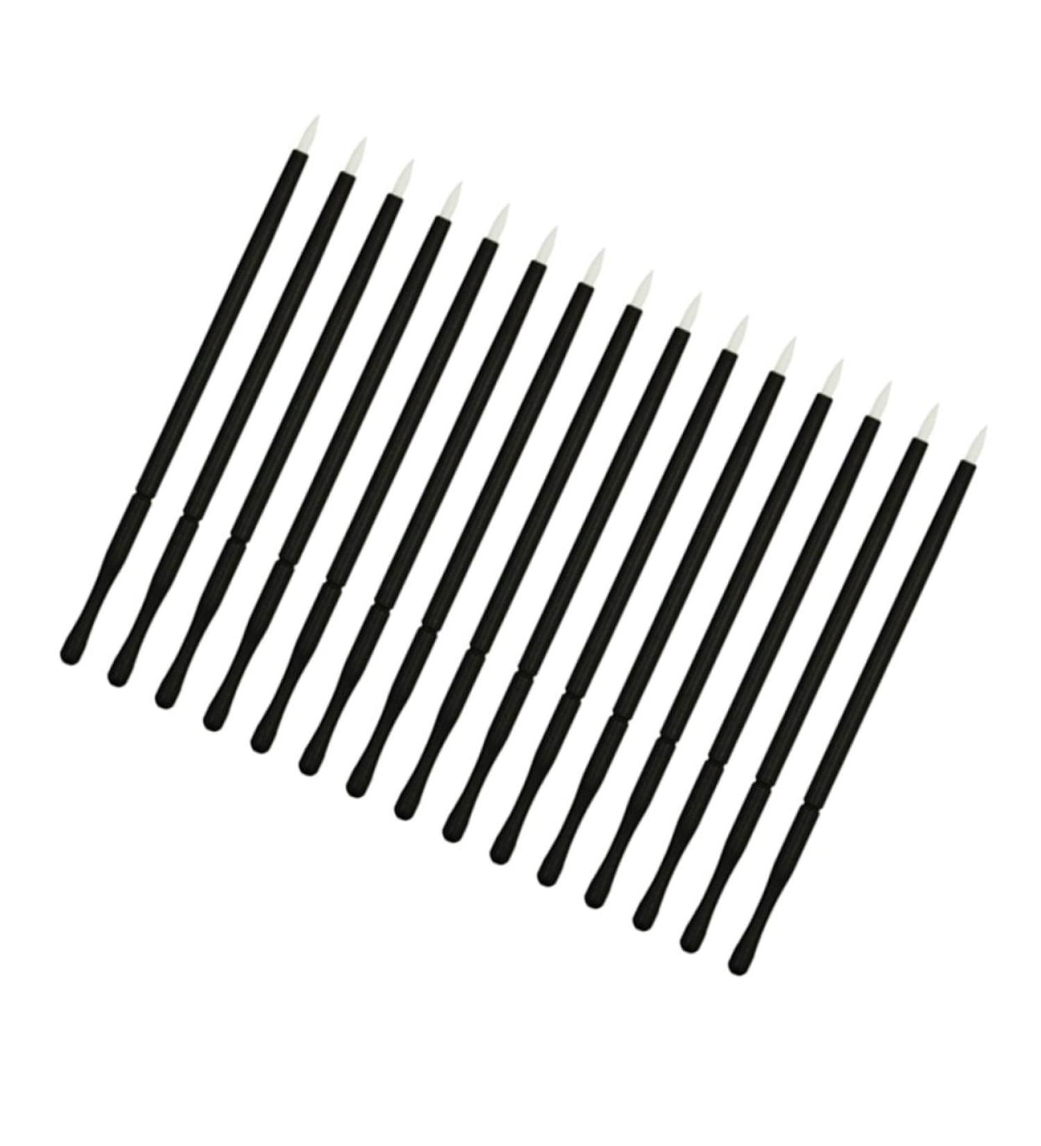 Didiseaon 50pcs White Eye Liner Pencils Makeup Eye Wands Eye Makeup Tools Eyeliner Brush Wand Disposable 10*0.5cm White - Buy Online on GoSupps.com