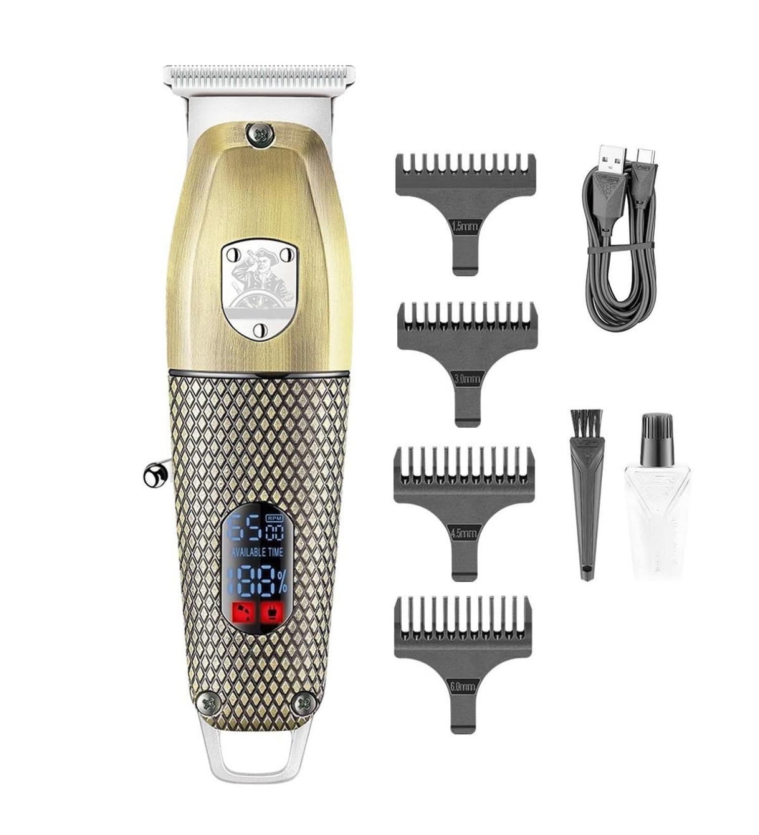 Professional Cordless Hair Clipper & Trimmer for Men - Rechargeable Barber Cutting Tool | International Shipping Available - Buy Online on GoSupps.com