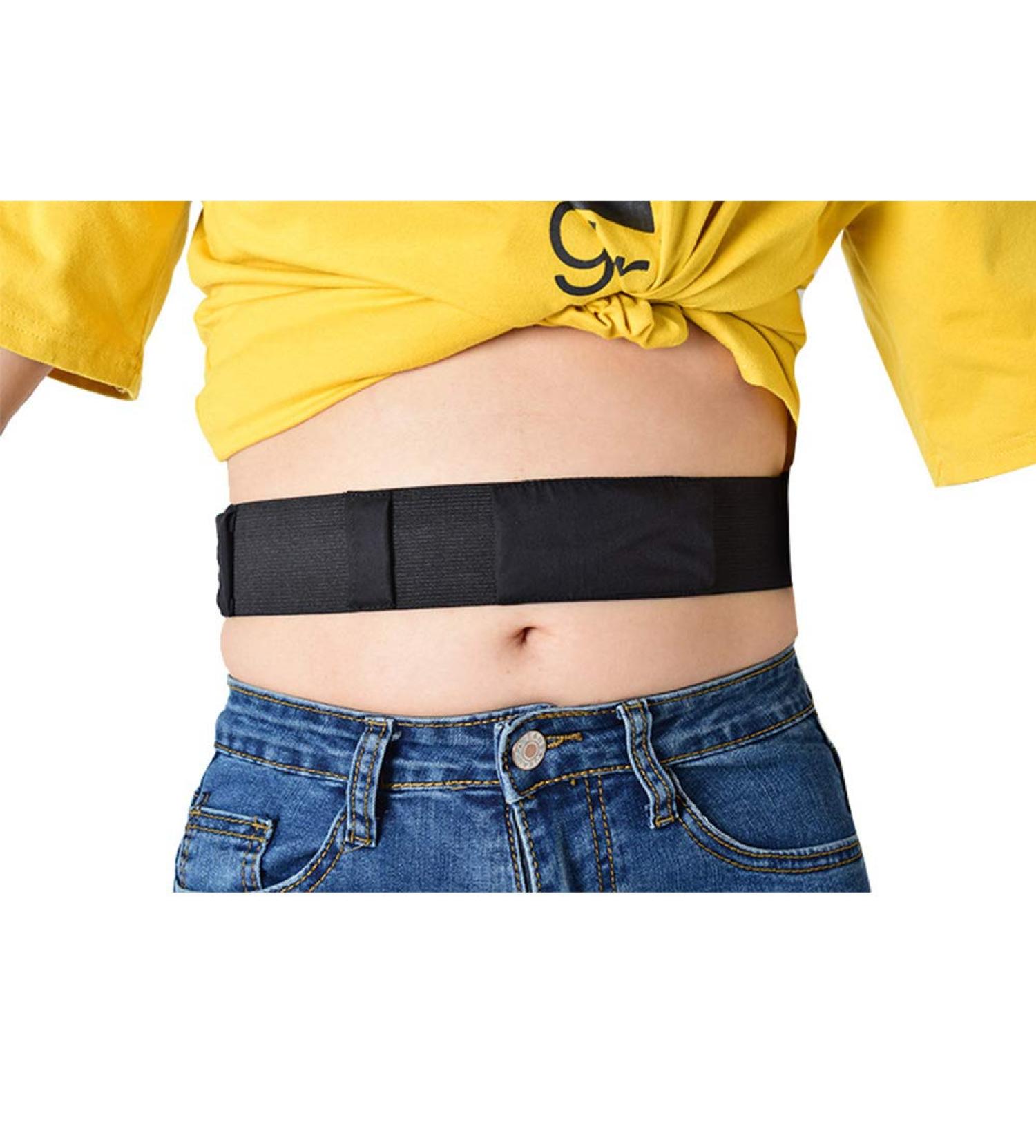 Peritoneal Dialysis Catheter Protection Belt - G-Tube/GJ Tube Holder Support Band | Black (Medium) - International Shipping Available - Buy Online on GoSupps.com