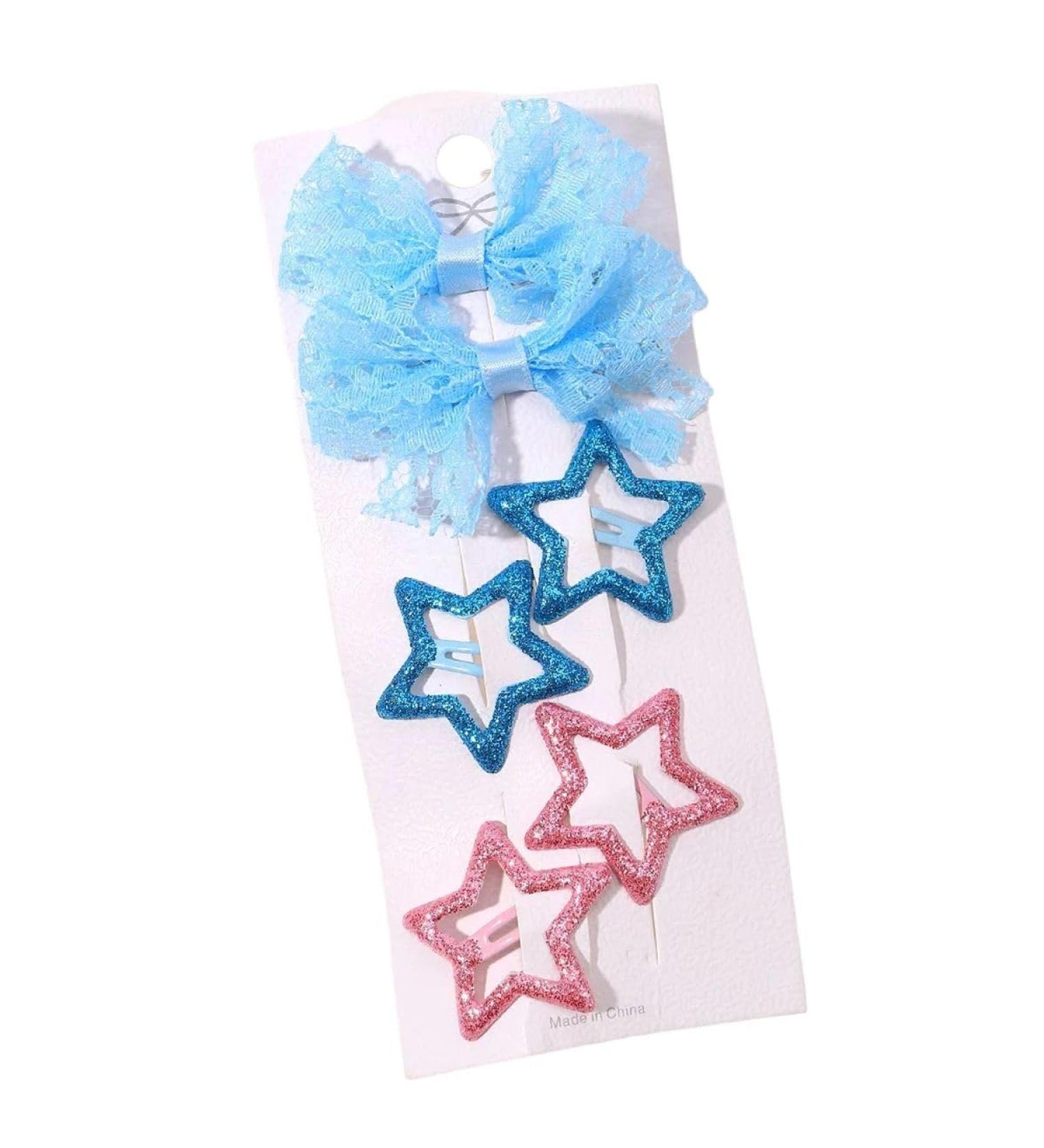 New 2025 Fresh Set Flower Printe Sweet Butterfly Hairpins Bb Hair Bangs Clips Barrettes New For Fashion Accessories Headwear Jewelry Fashion Accessories Creative Gift - Buy Online on GoSupps.com