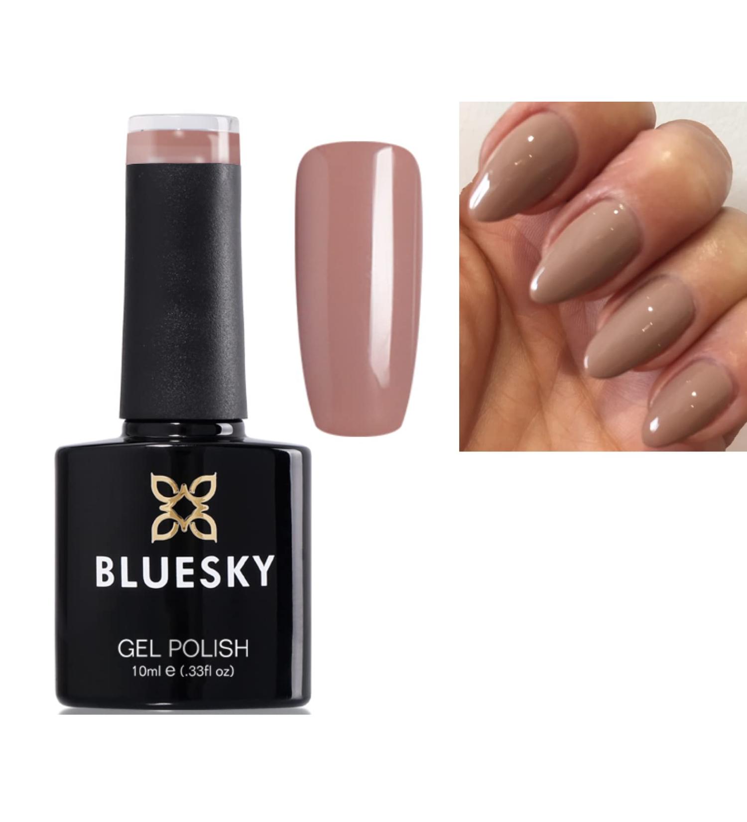 BLUESKY Gel Polish Beige Tan Autumn Winter Color Nail UV LED Soak Off 10ml 63922 (Requires Drying Under UV LED Lamp) Beige 10 ml (Pack of 1) - Buy Online on GoSupps.com