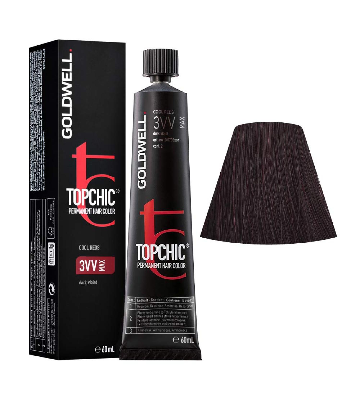 Goldwell Goldw. Topchic TB 3VV Max dark violet 60ml 3VV Max dark violet 60 ml (1 pack)