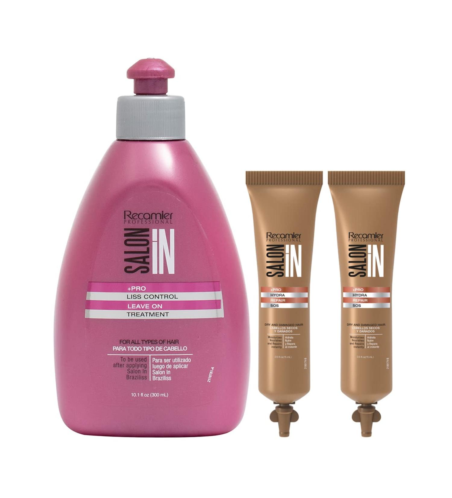 RECAMIER 34158 Leave In Detangler | Professional Hair Smoothing Treatment & Split End Mender - Ideal for Dry & Damaged Hair | International Shipping Available - Buy Online on GoSupps.com