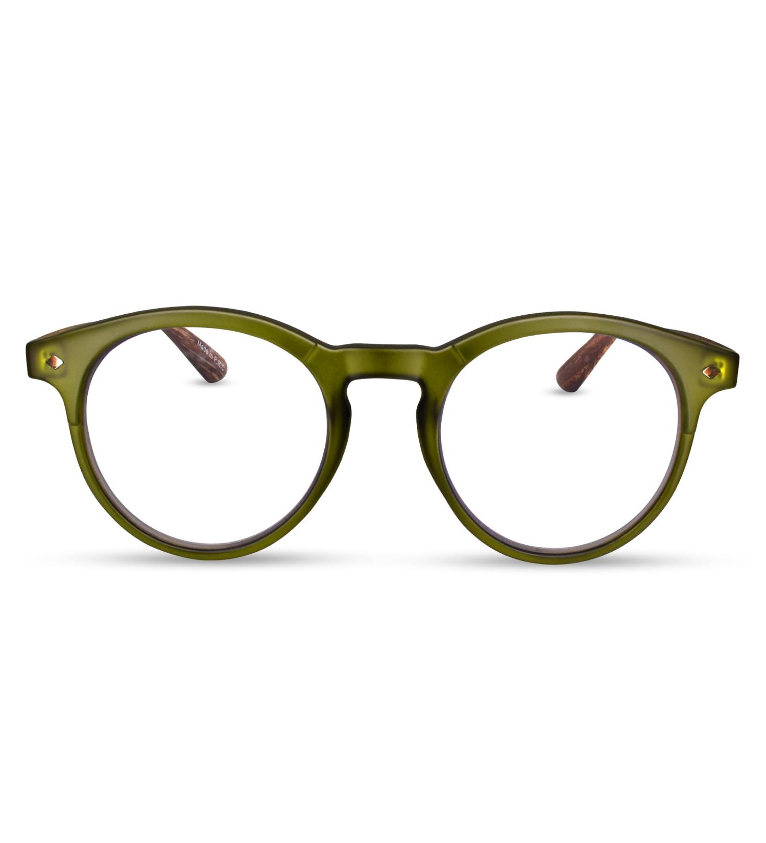 Frosted Green Round Blue Light Glasses for Men & Women | Durable & Comfy Reading Glasses | Modern Style (R-729PC-Green-0.75 - Buy Online on GoSupps.com