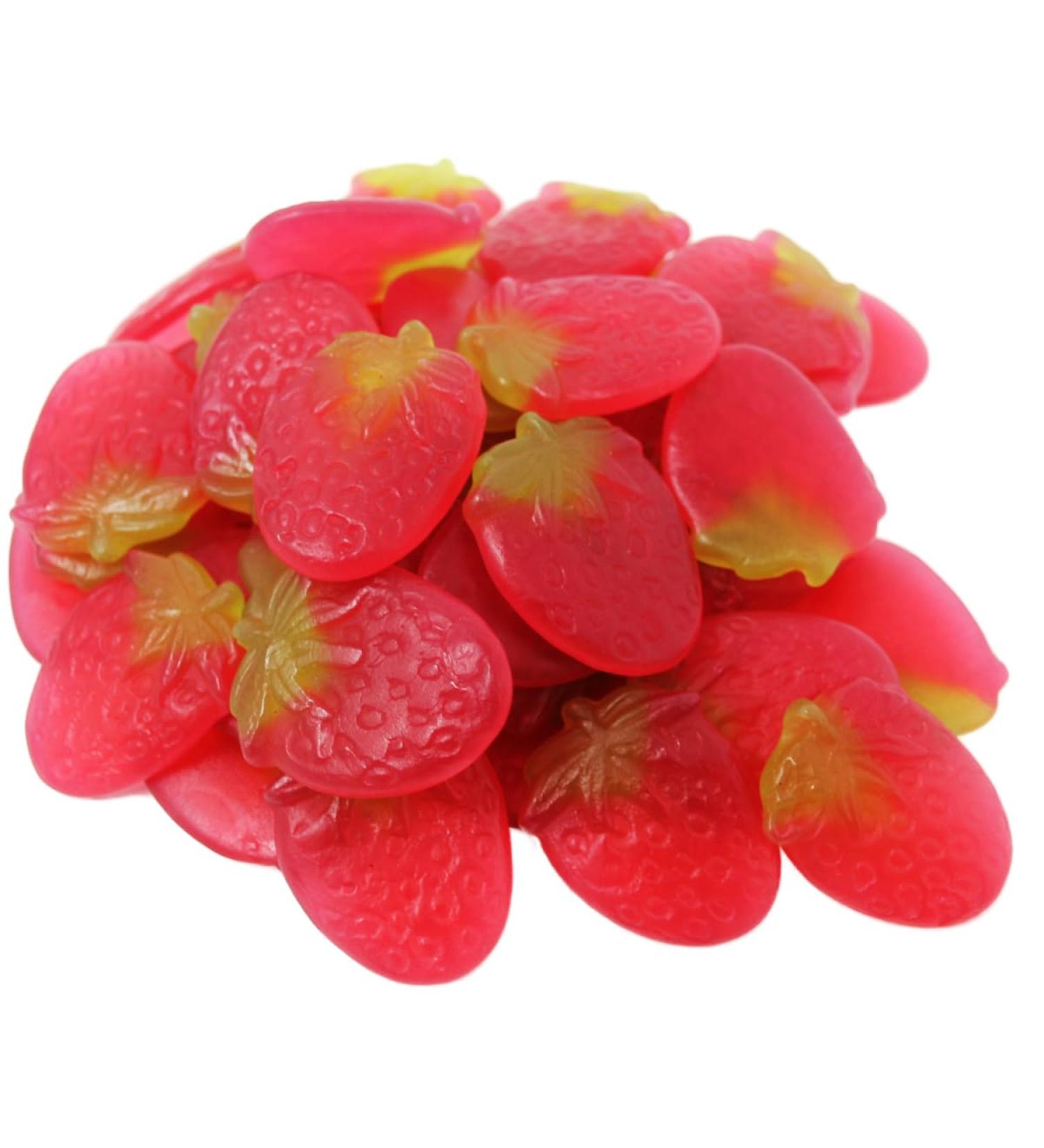  Fruchtgummi B ren & Co. Fruit Gum - Veggie - Strawberries - Veggie - Gelatin Free - 175g - Buy Online on GoSupps.com