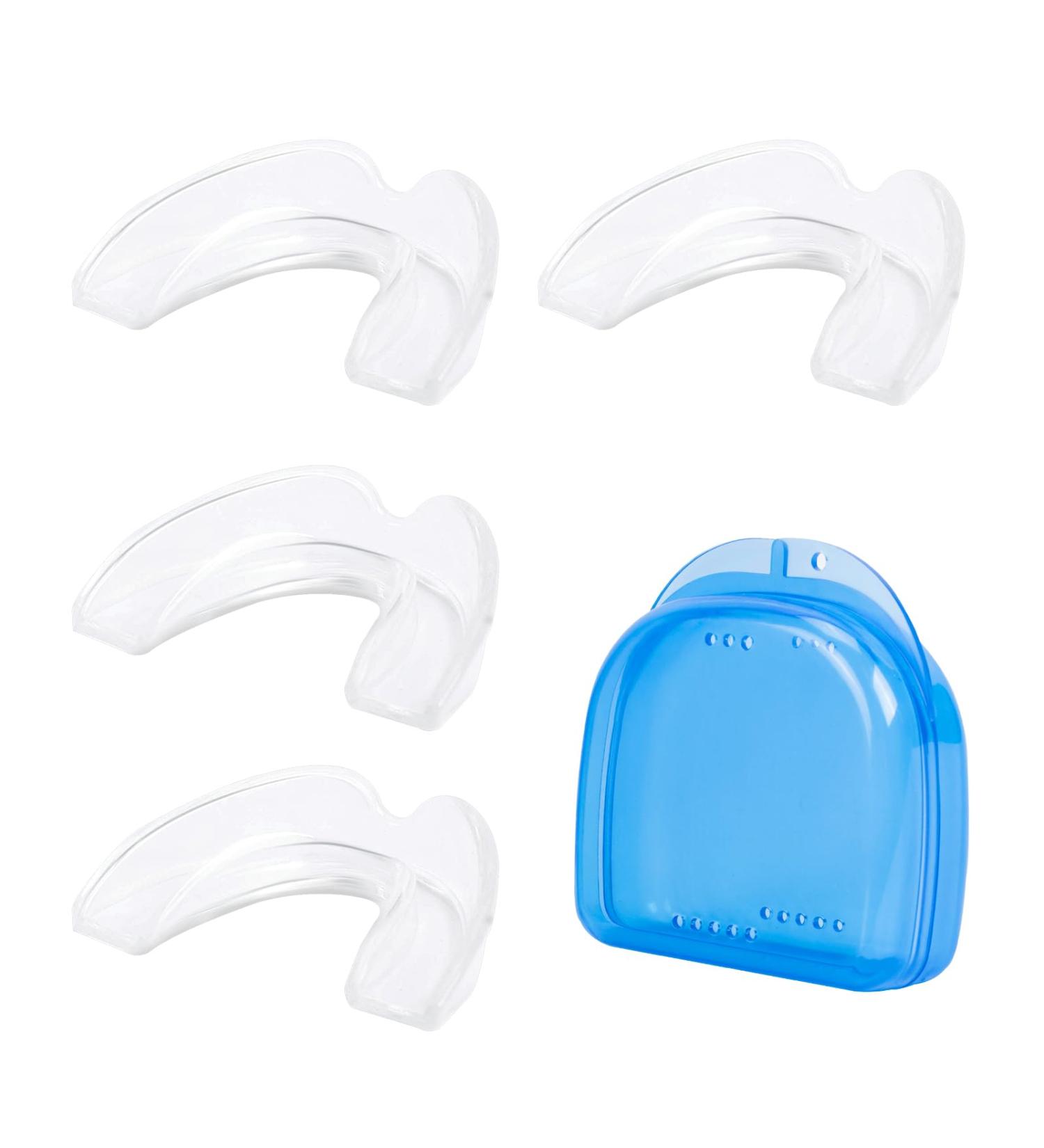 Mouth Guard for Grinding Teeth Moldable Dental Guard for Night Sleeping - 4 Pack 4 Pack of Large - Buy Online on GoSupps.com