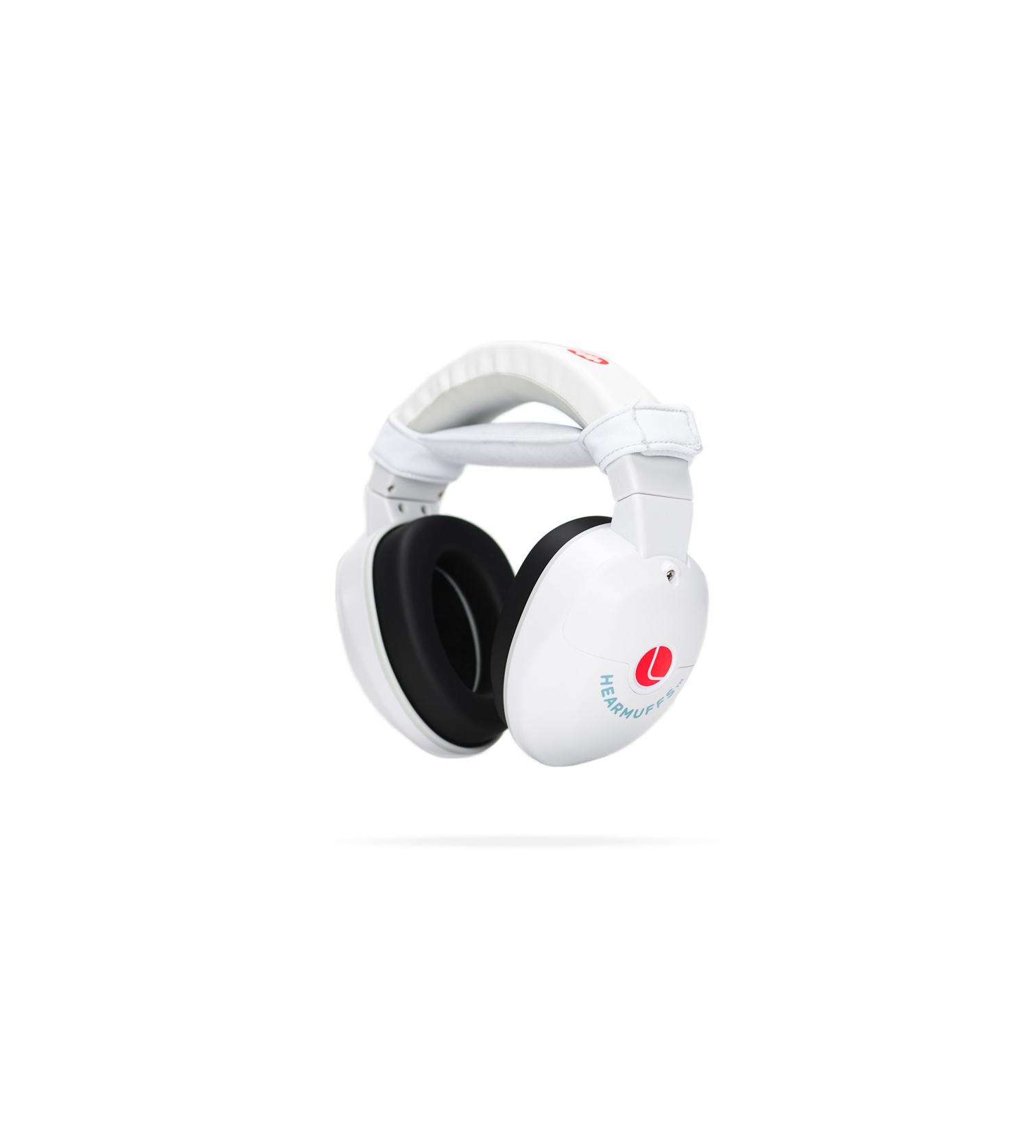 Lucid Audio HearMuffs Baby Hearing Protection - Over-The-Ear Sound Protection Ear Muffs for Infant, Toddler, Child - White - Buy Online on GoSupps.com