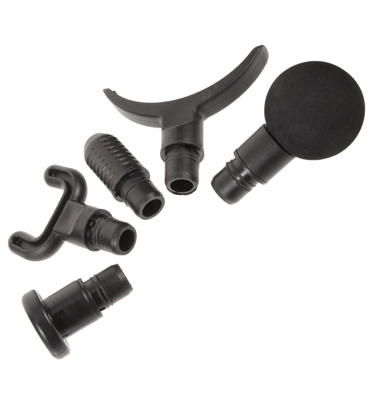 Unomor 5-Piece Massage Head Set - Deep Tissue Fascia Attachments for Electrical Muscle Massage Devices - Replaceable Fitness Salon Tools - Buy Online on GoSupps.com