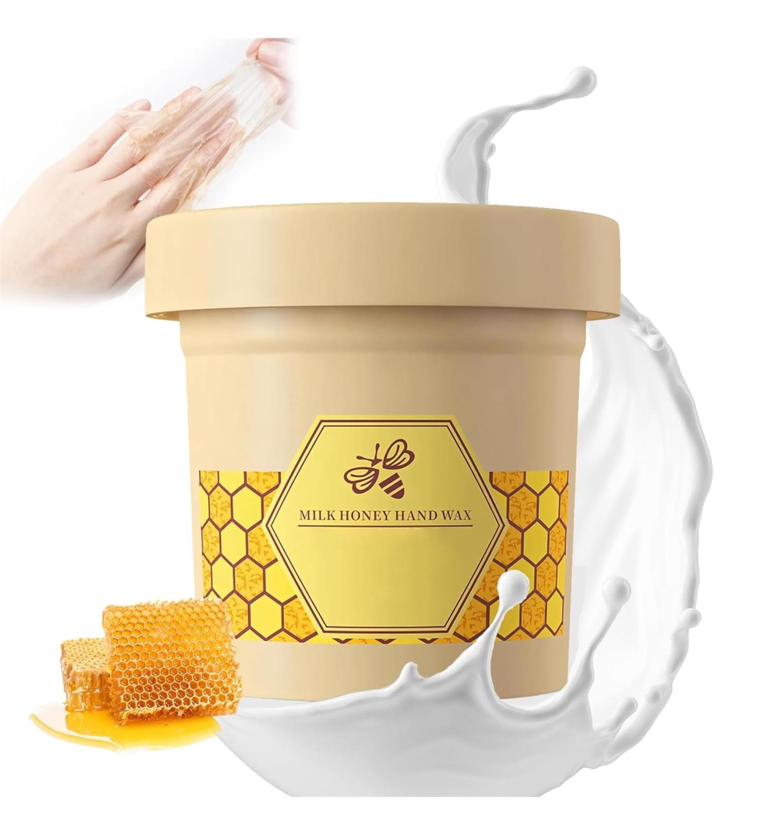  Yanobia Honey Milk Wax Hand Mask Exfoliating Hand Mask Moisturizing Face Mask for All Skin Types (120g-1pc) - Buy Online on GoSupps.com