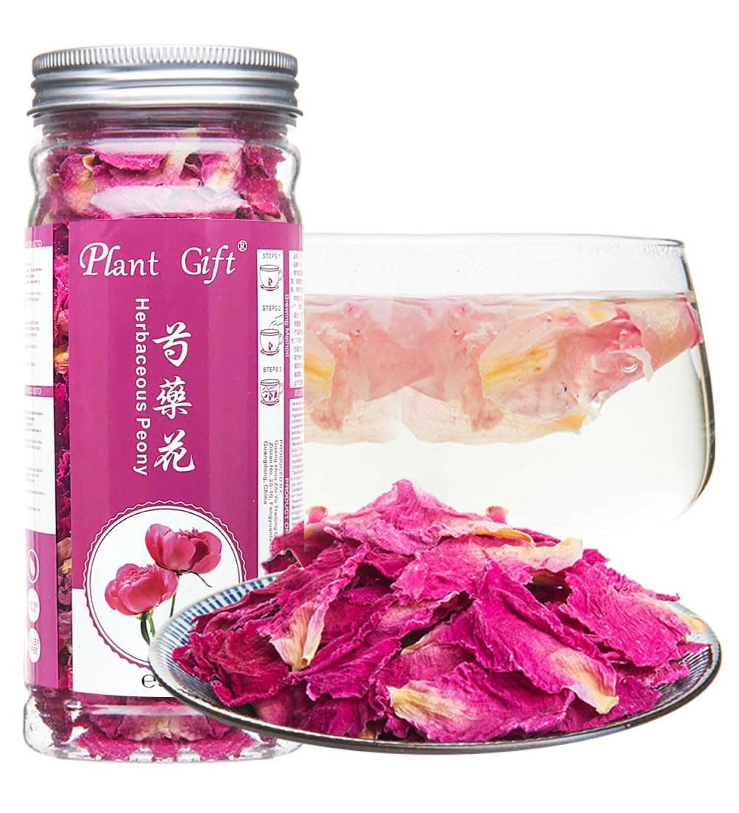 Plant Gift 100% Natural Herbaceous Peony Tea 30g Pink Peony Bud Flower Tea Healthy Dried Flowers for Soap Making Supplies Also for All Kinds of Flower Crafts - Buy Online on GoSupps.com